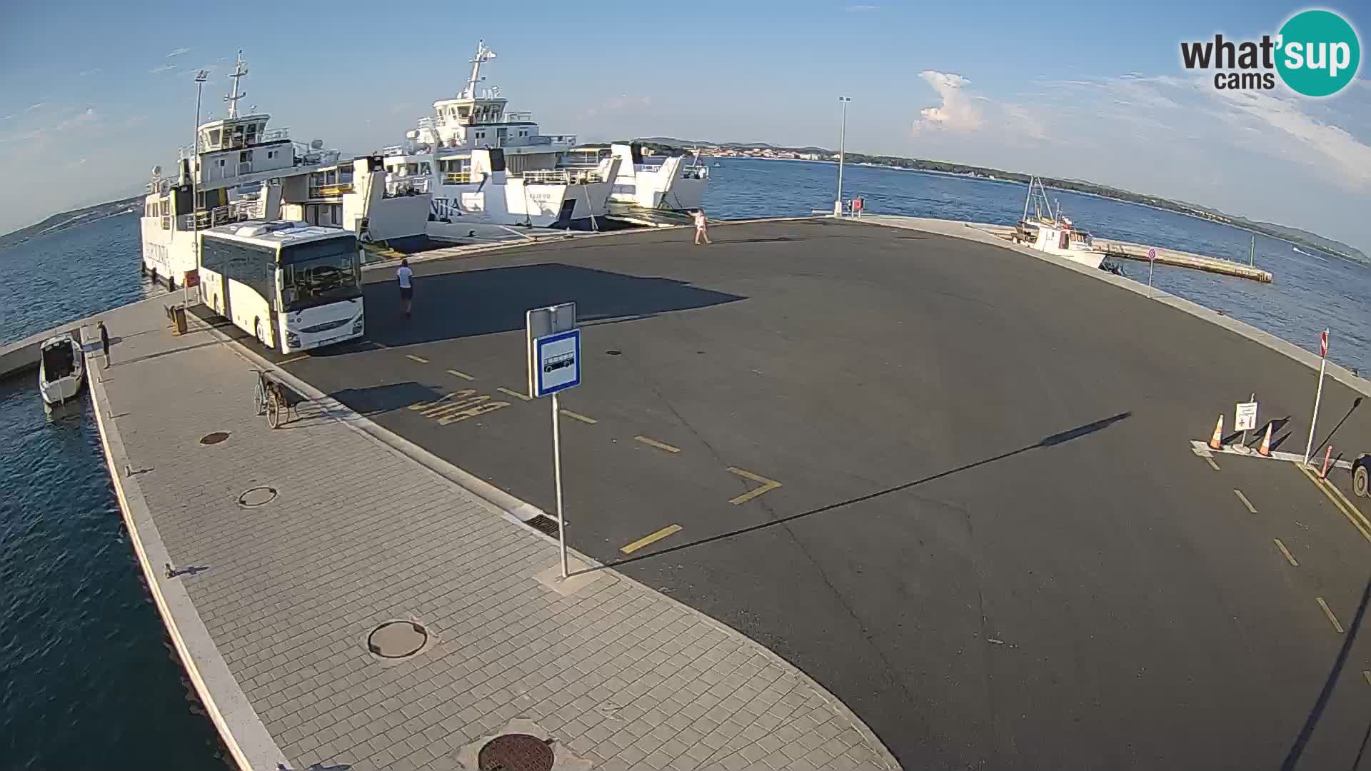 Tkon Live cam – Fähre – Dalmatien – Kroatien