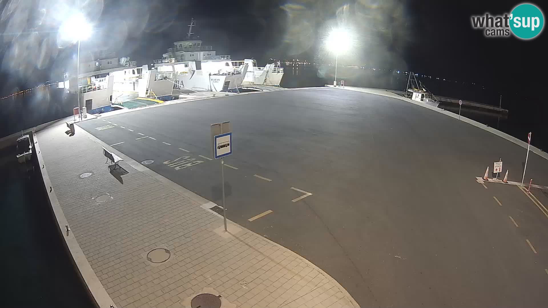 Tkon v živo – trajekt – Dalmacija – Hrvaška