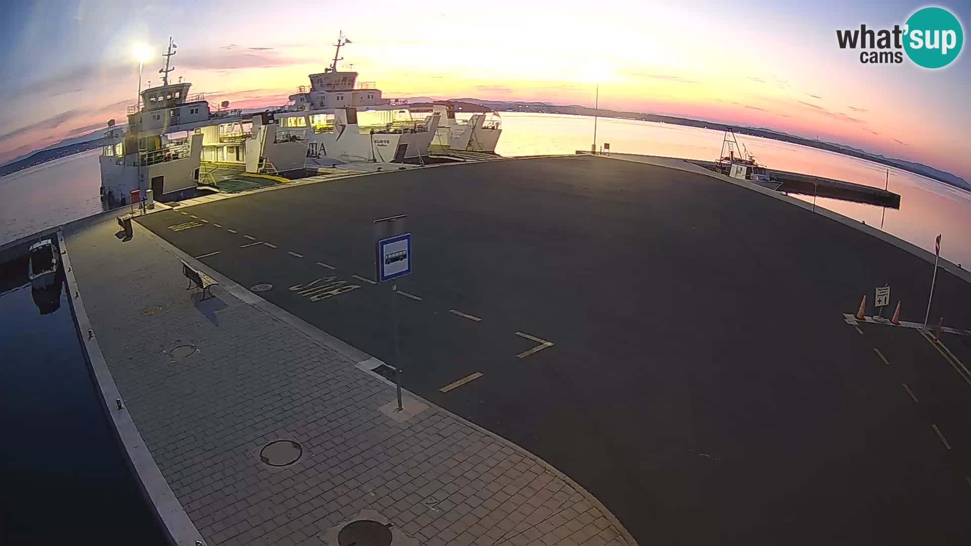 Tkon Live cam – Fähre – Dalmatien – Kroatien