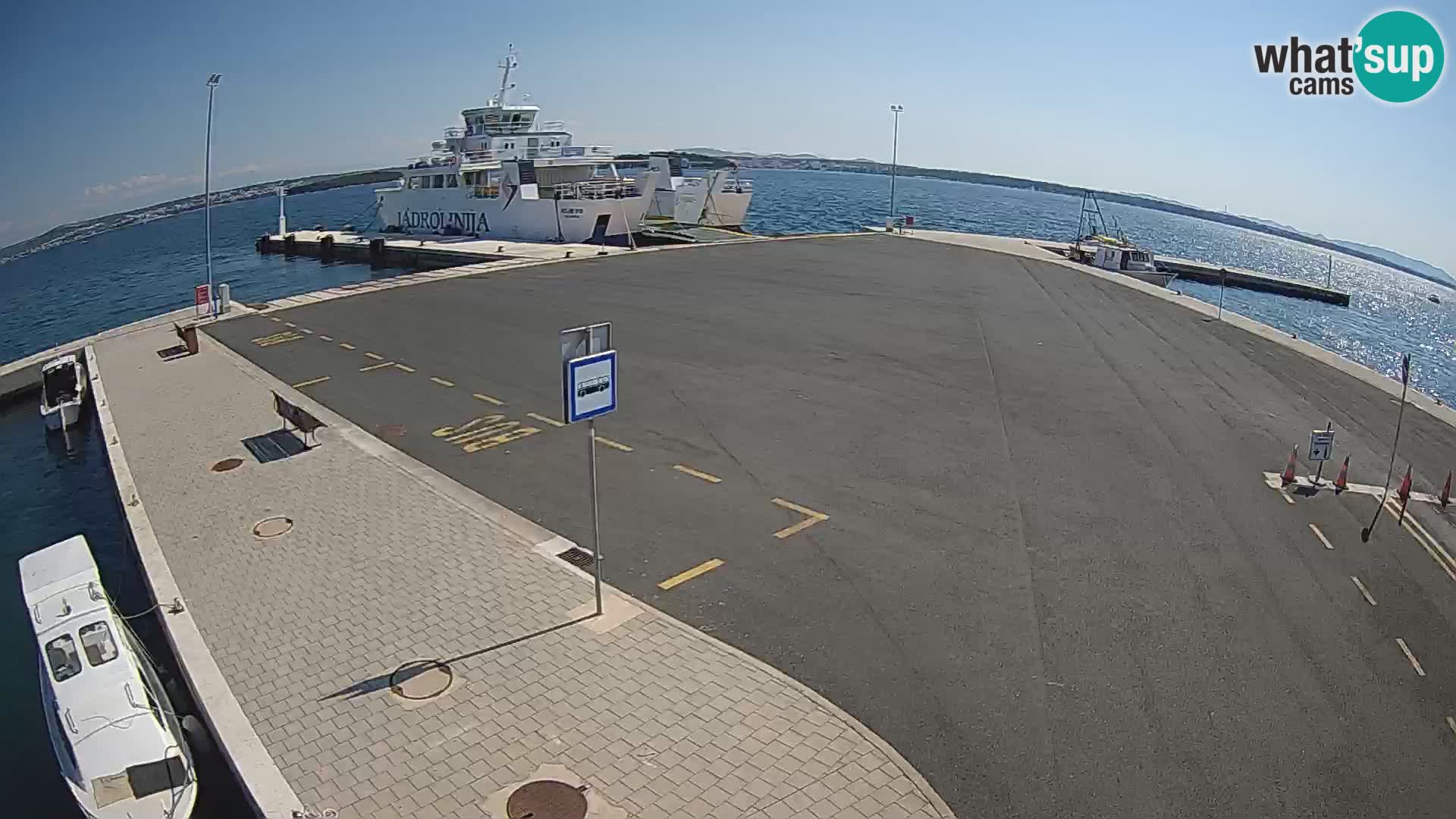 Tkon Live cam – ferry – Dalmatia – Croatia