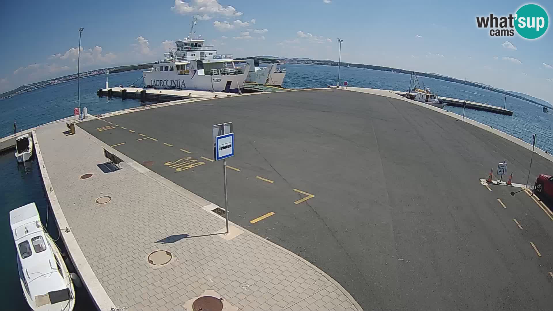 Tkon camera en vivo – Transportar – Dalmacia – Croacia