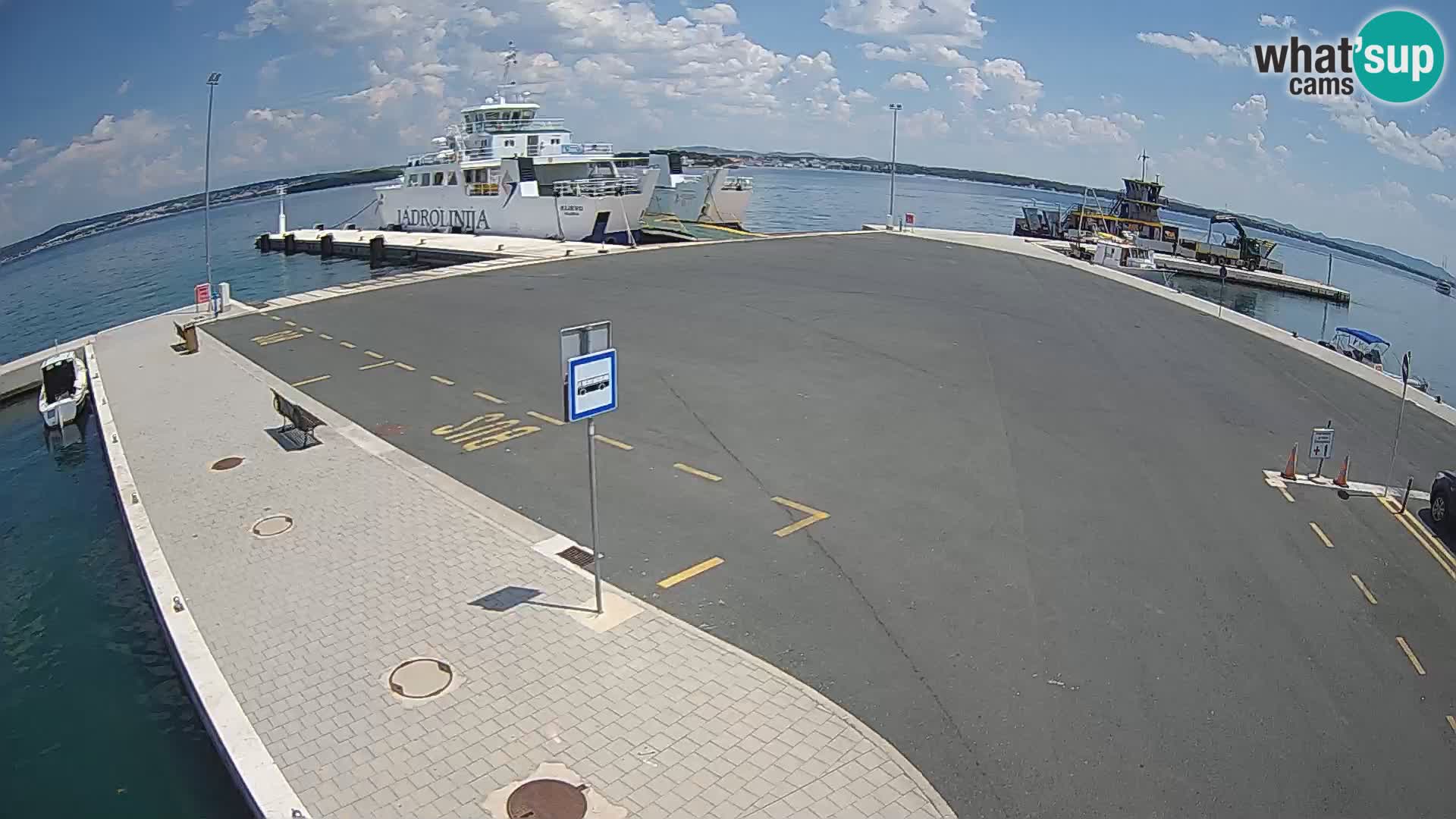 Tkon Live cam – ferry – Dalmatia – Croatia