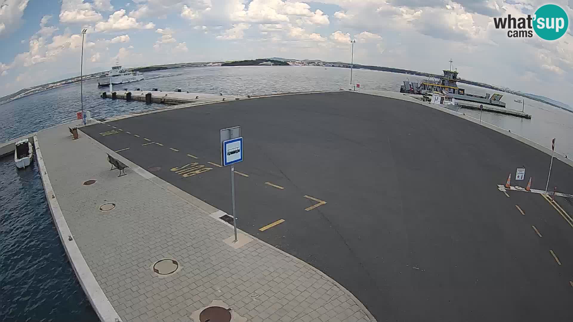 Tkon Live cam – ferry – Dalmatia – Croatia