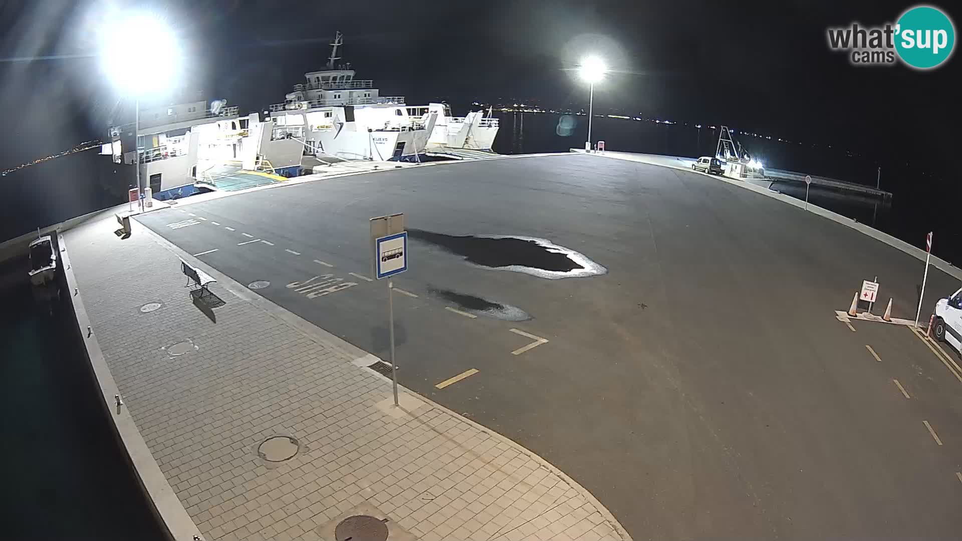 Tkon Live cam – ferry – Dalmatie – Croatie