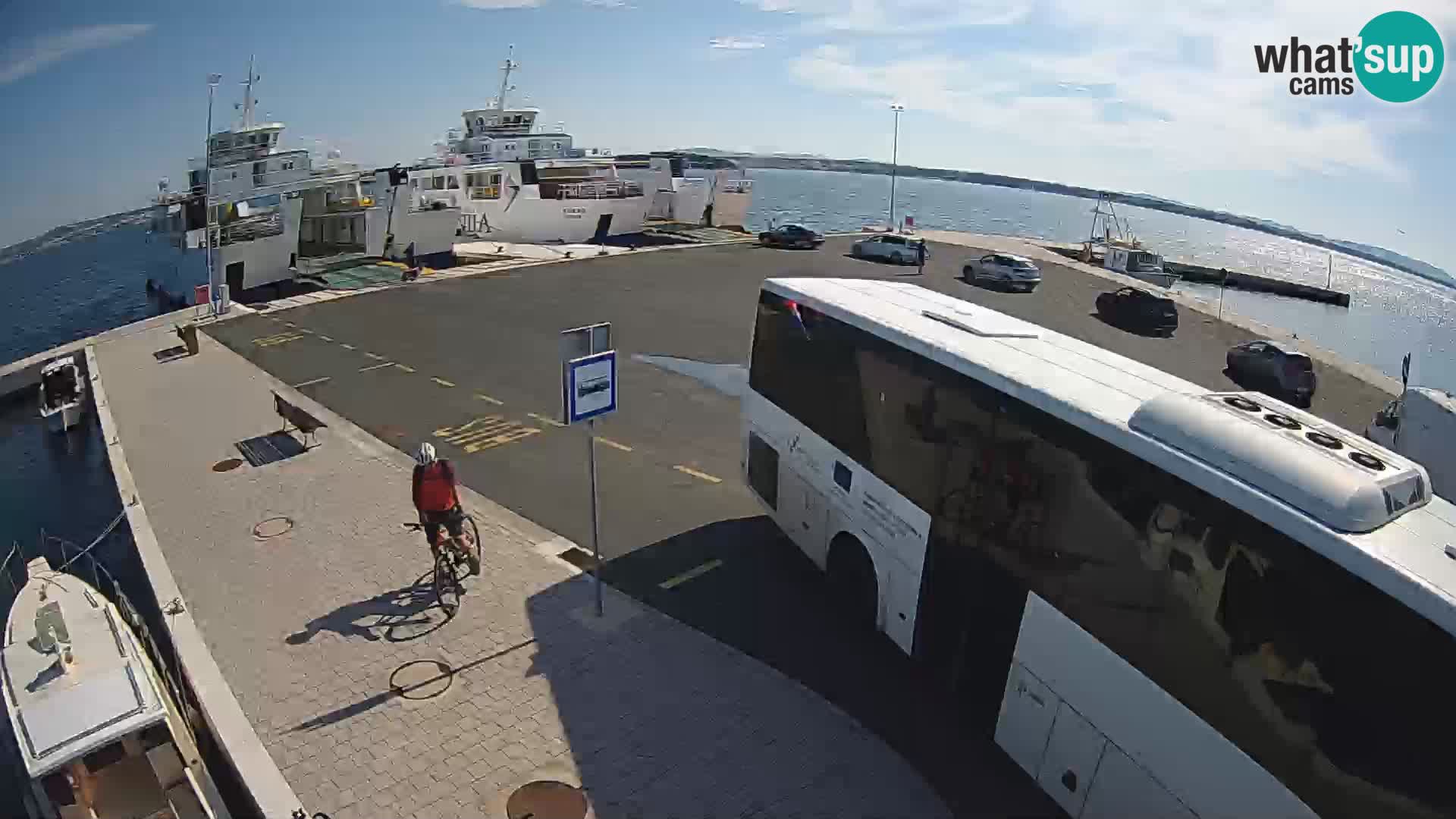 Tkon Live cam – traghetto – Dalmazia – Croazia