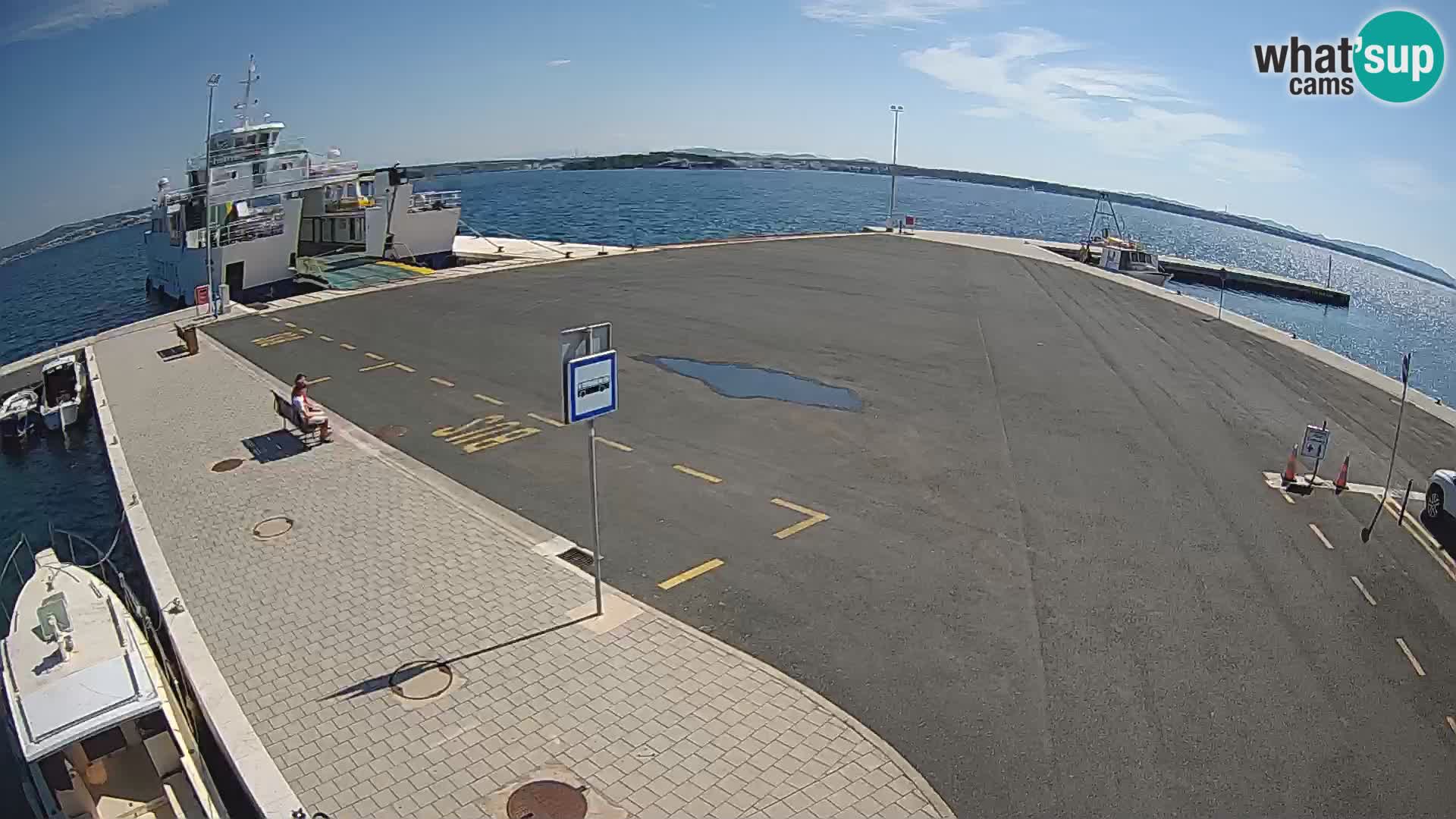 Tkon Live cam – traghetto – Dalmazia – Croazia