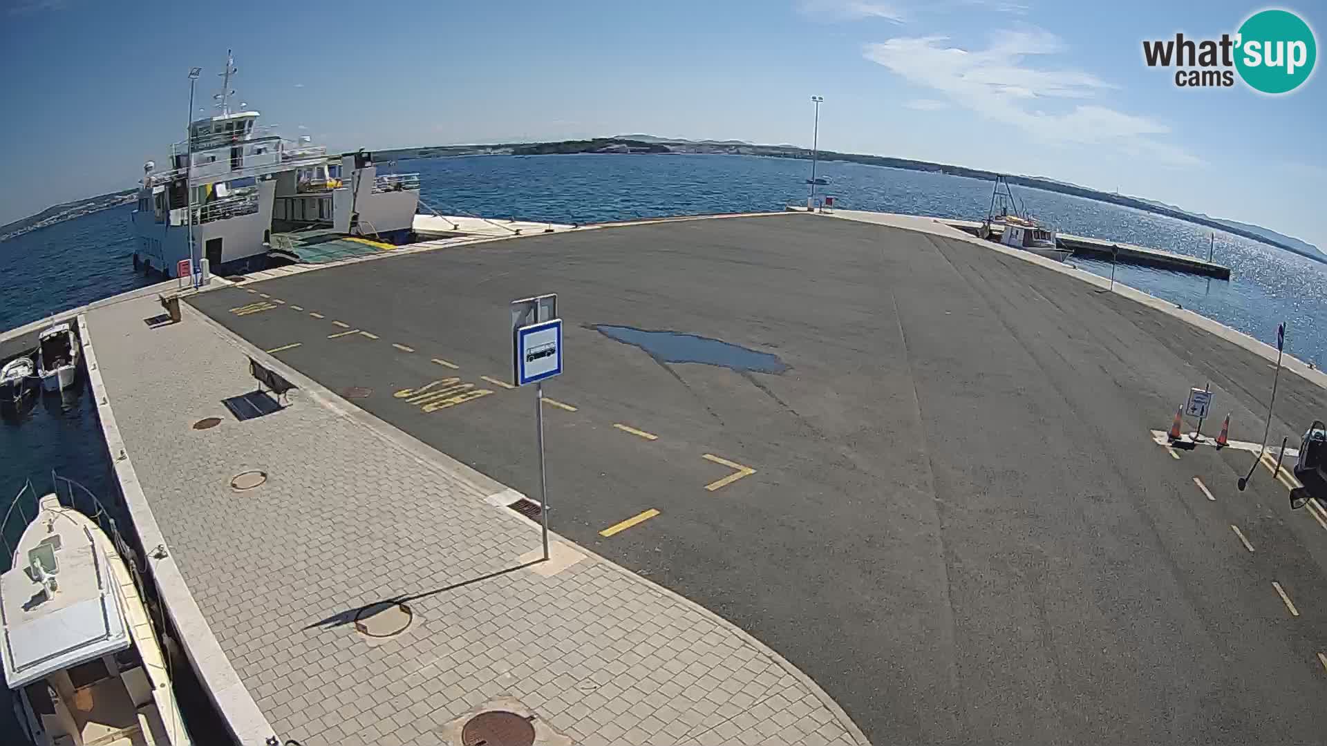 Tkon Live cam – traghetto – Dalmazia – Croazia