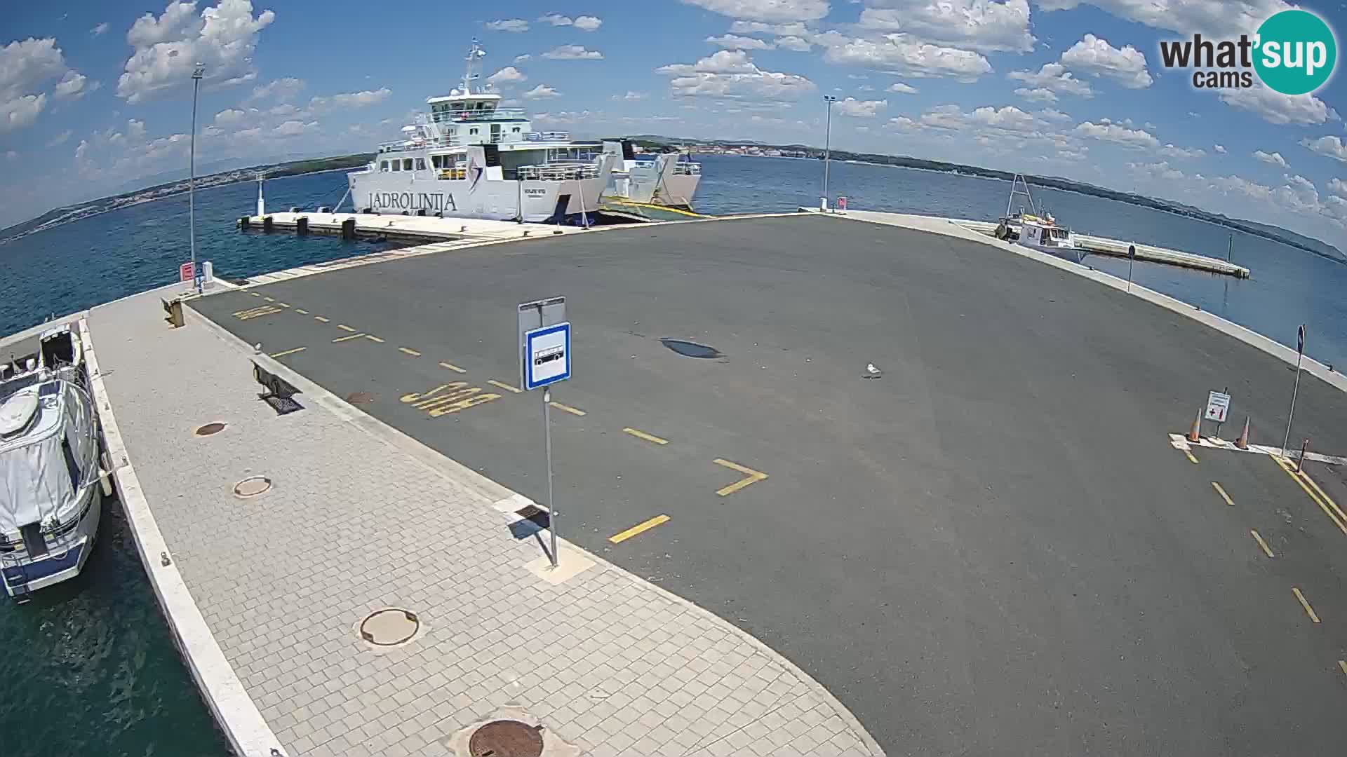 Tkon Live cam – traghetto – Dalmazia – Croazia