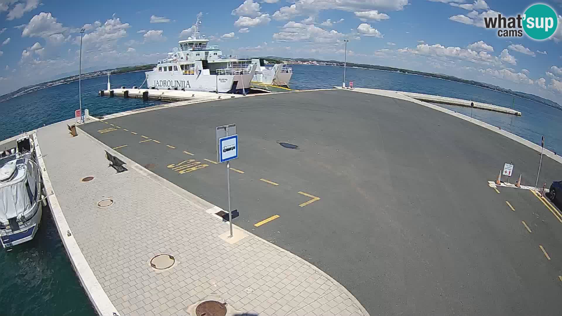 Tkon Live cam – Fähre – Dalmatien – Kroatien