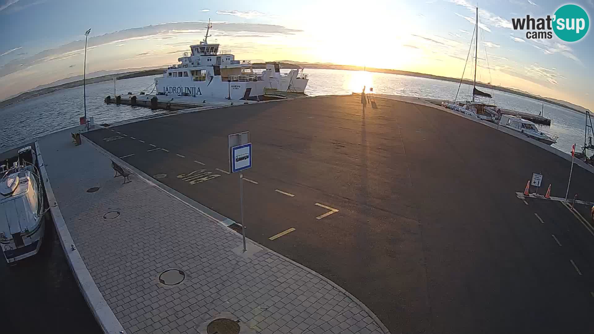 Tkon Live cam – ferry – Dalmatia – Croatia