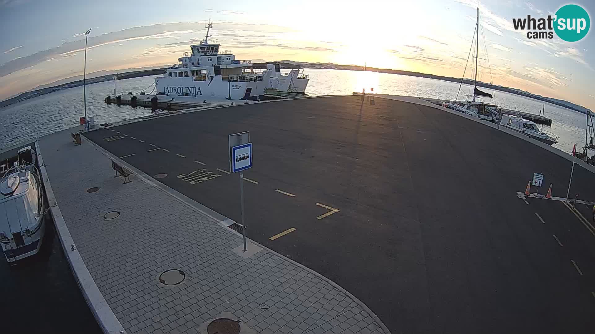 Tkon Live cam – ferry – Dalmatia – Croatia