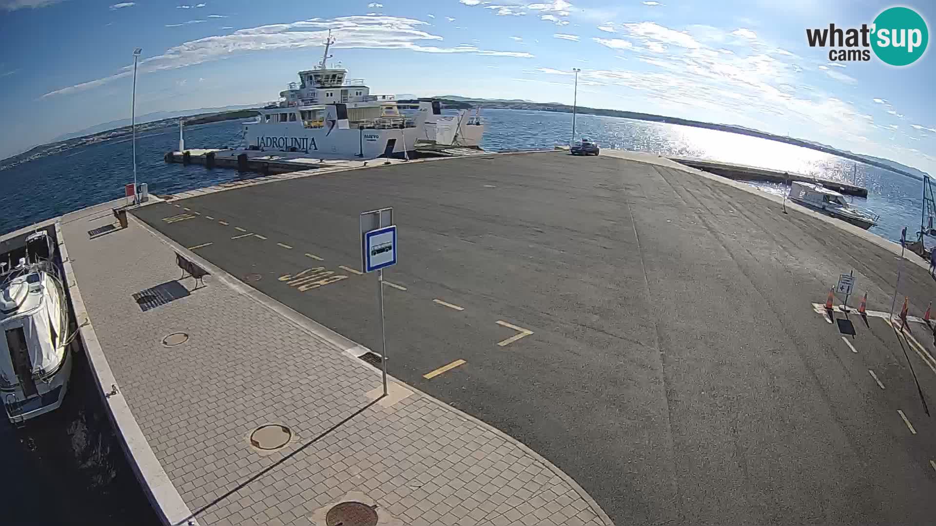 Tkon Live cam – traghetto – Dalmazia – Croazia