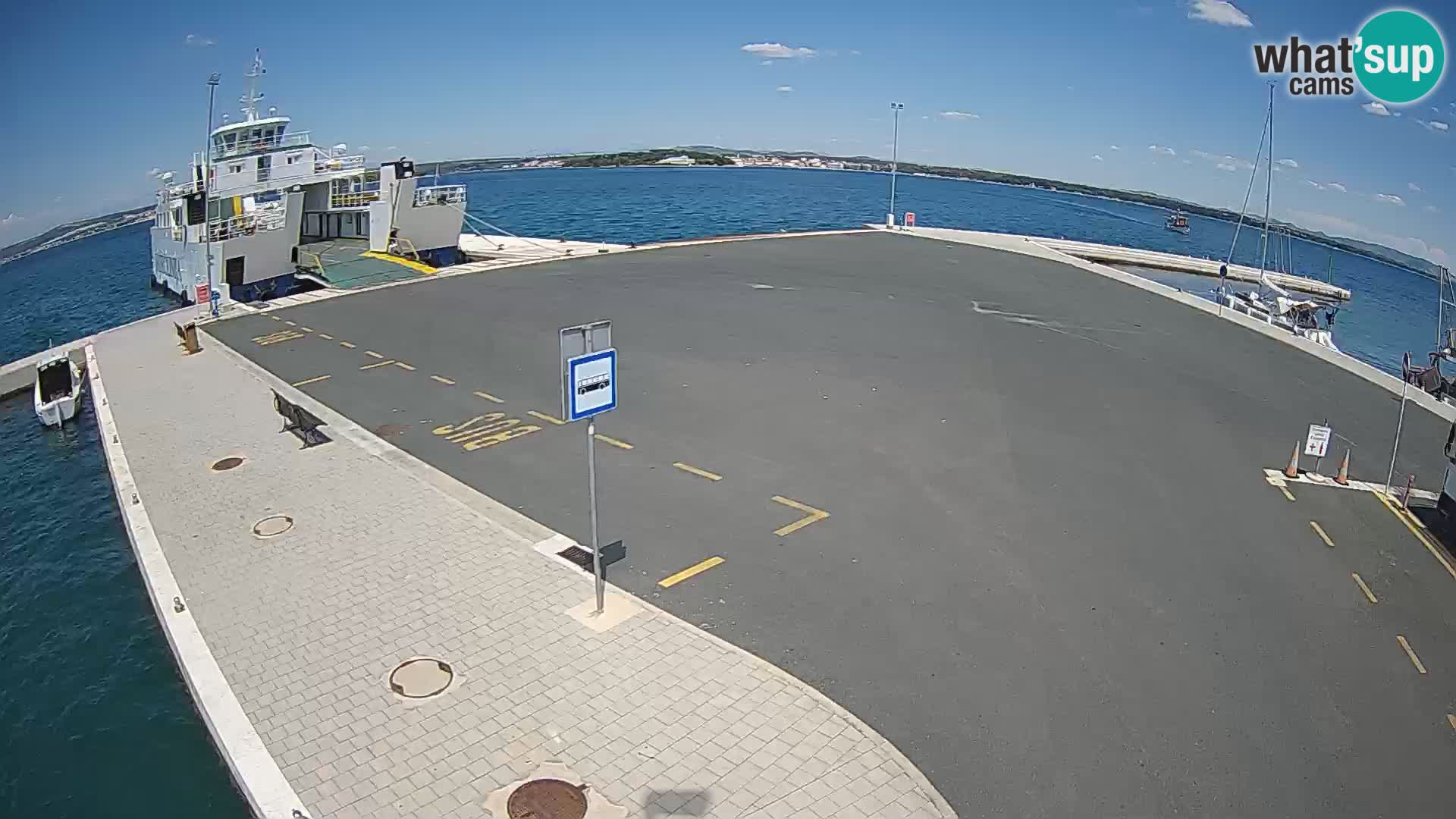 Tkon Live cam – ferry – Dalmatia – Croatia