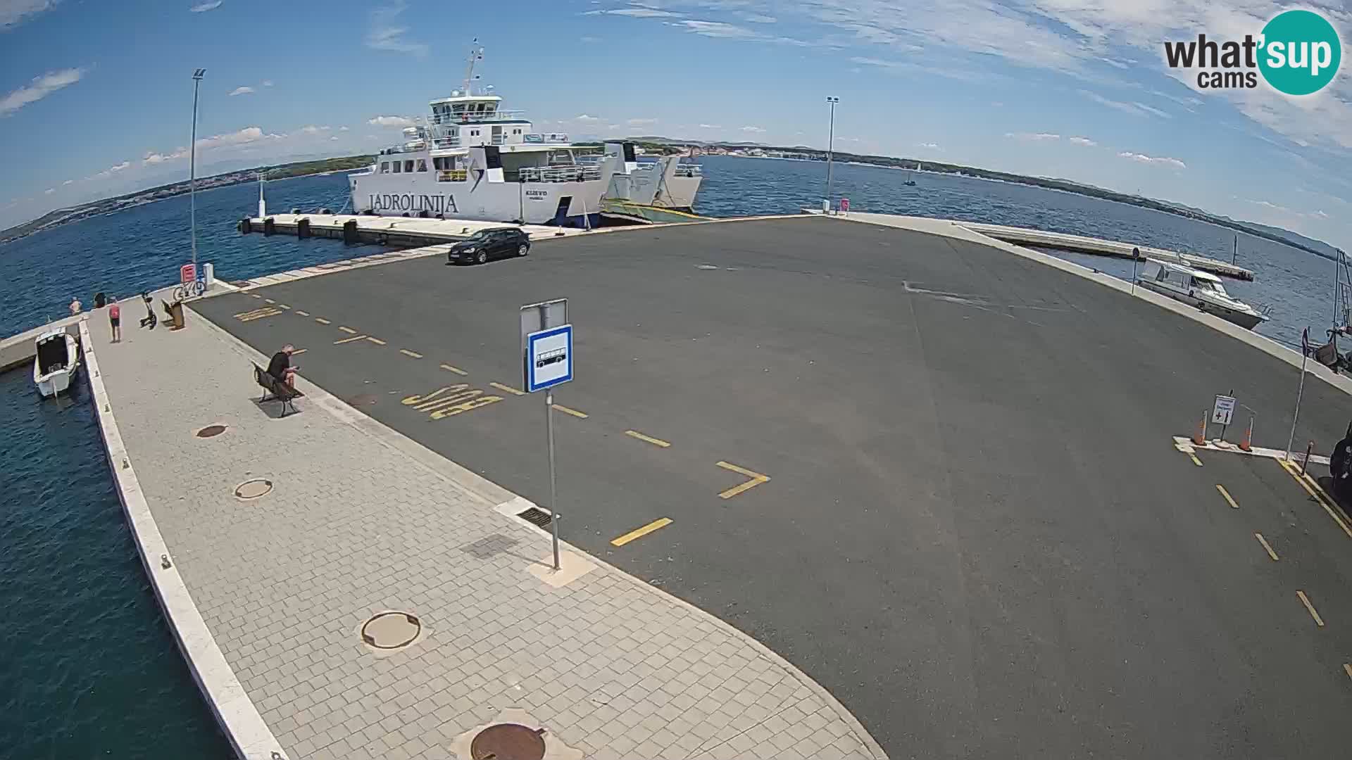 Tkon Live cam – ferry – Dalmatia – Croatia