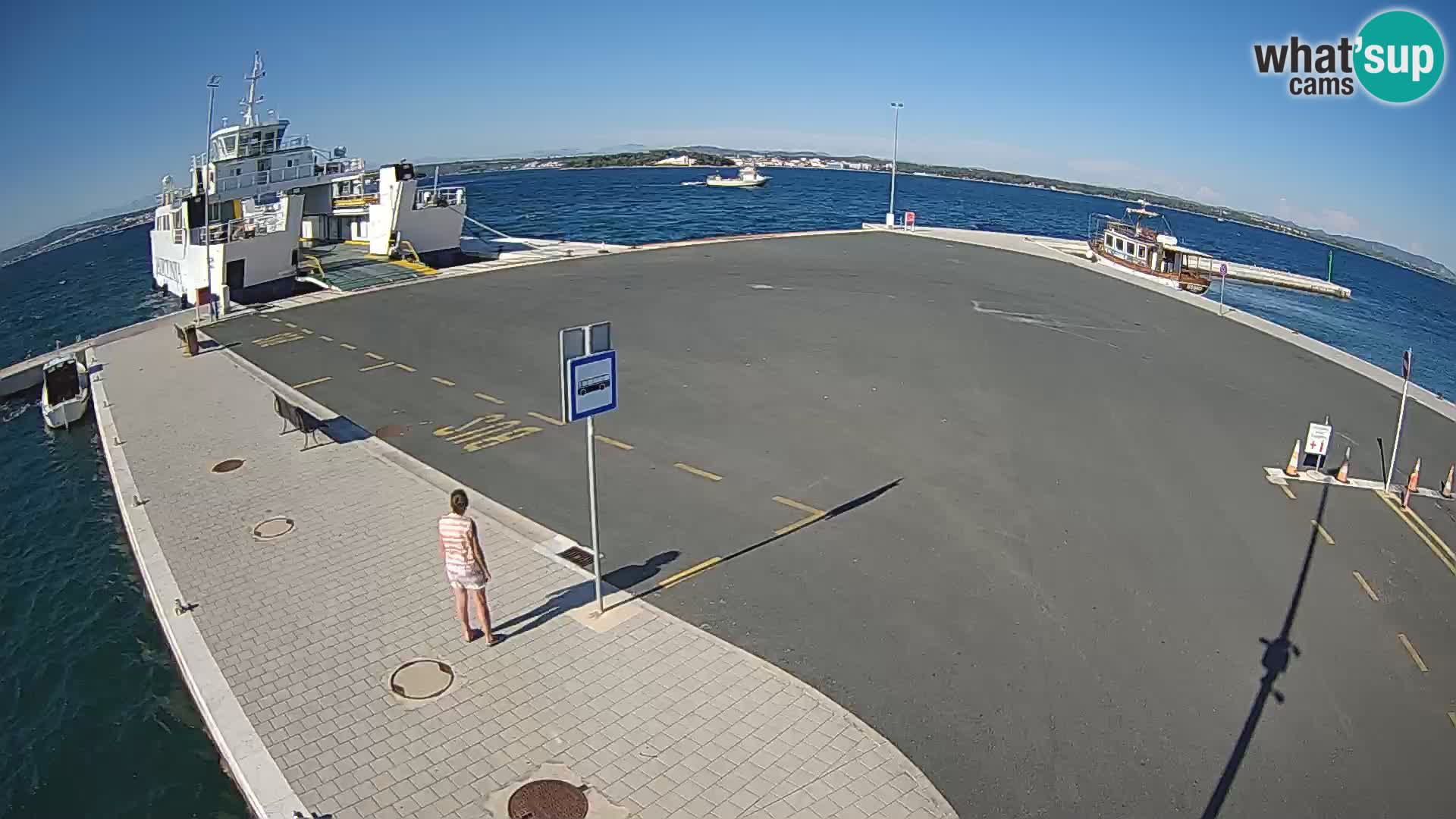 Tkon Live cam – traghetto – Dalmazia – Croazia