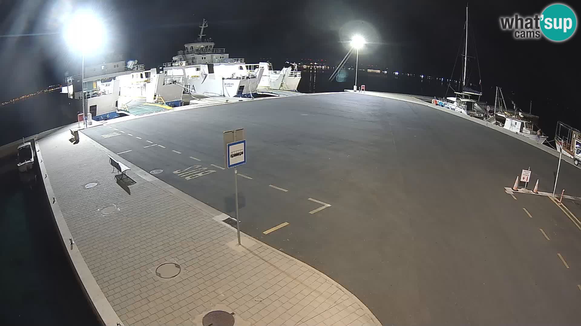 Tkon Live cam – ferry – Dalmatia – Croatia