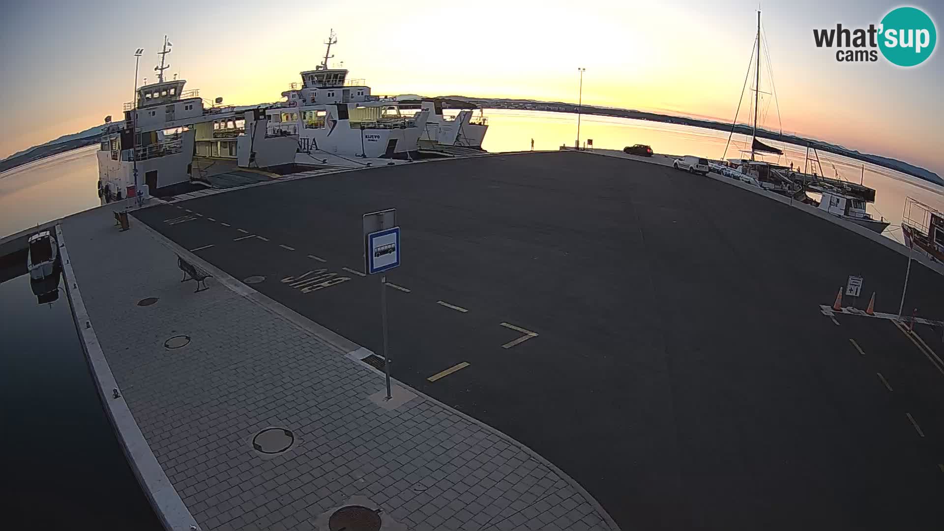Tkon camera en vivo – Transportar – Dalmacia – Croacia