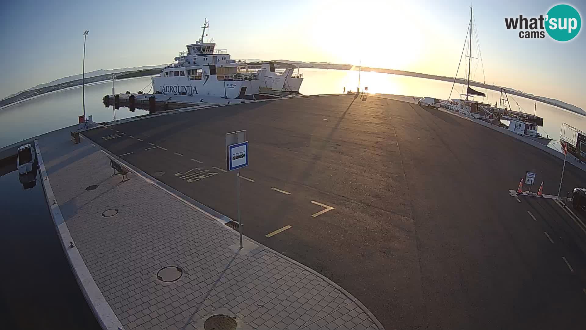 Tkon Live cam – Fähre – Dalmatien – Kroatien