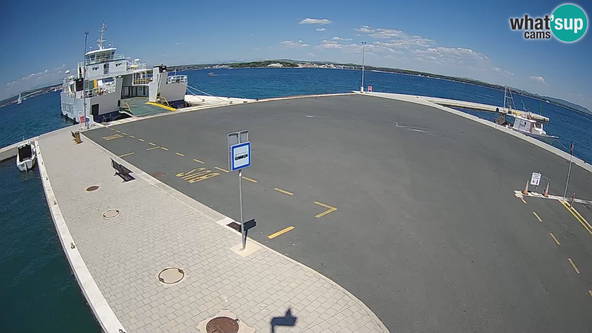Tkon Live cam – ferry – Dalmatia – Croatia