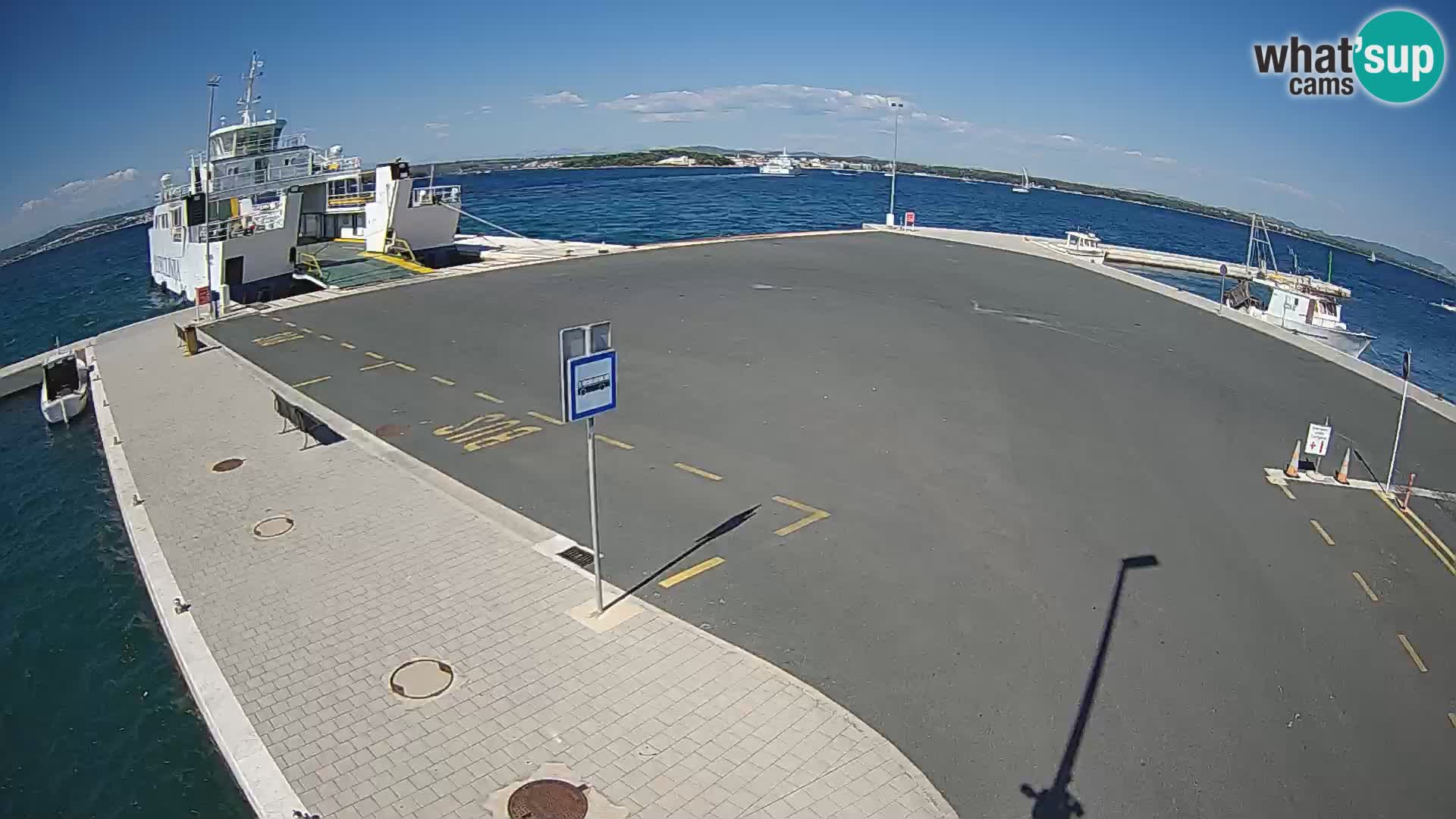 Tkon Live cam – ferry – Dalmatia – Croatia