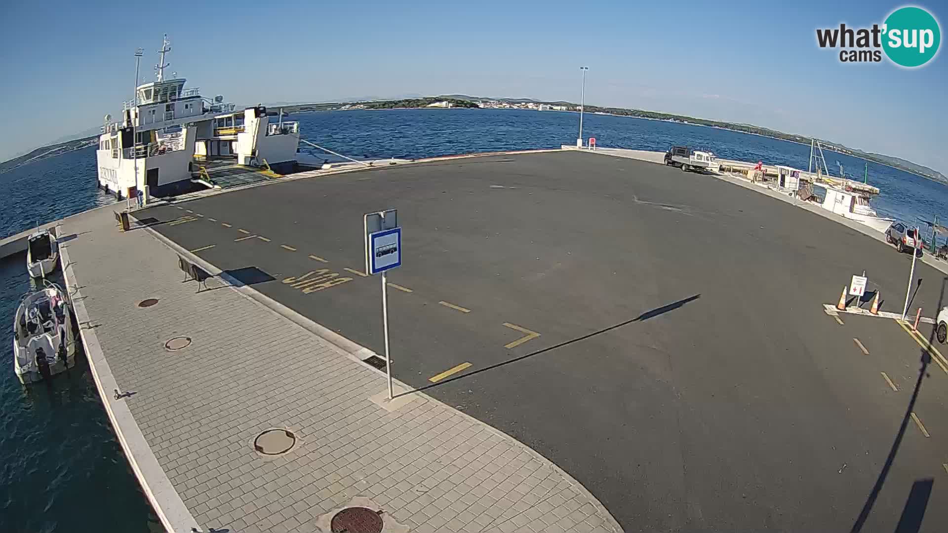 Tkon Live cam – ferry – Dalmatia – Croatia