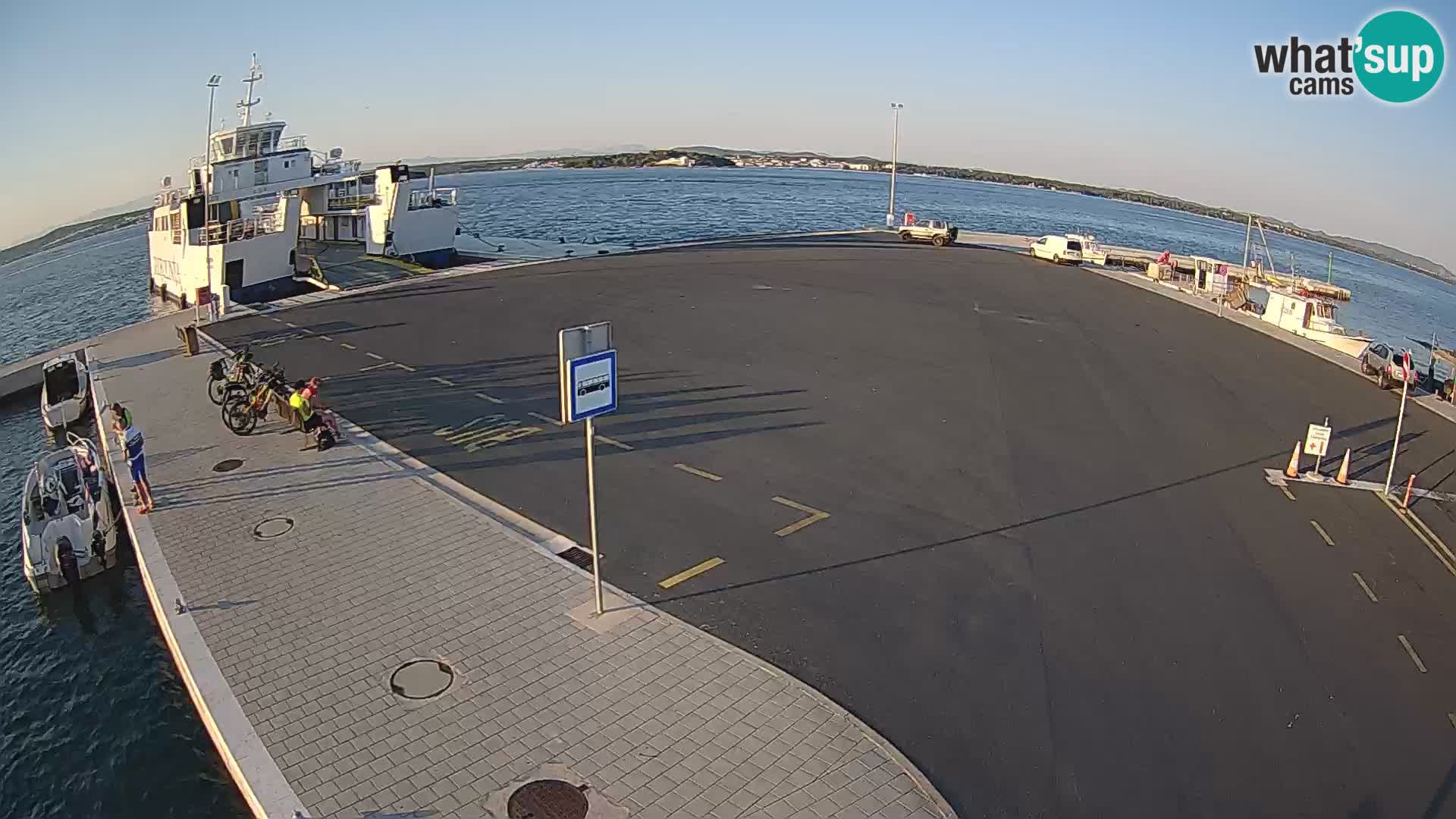 Tkon Live cam – ferry – Dalmatia – Croatia