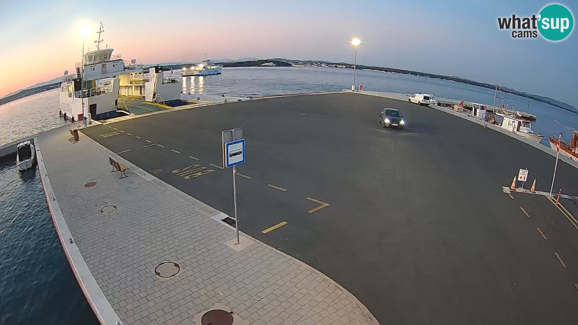 Tkon Live cam – ferry – Dalmatia – Croatia