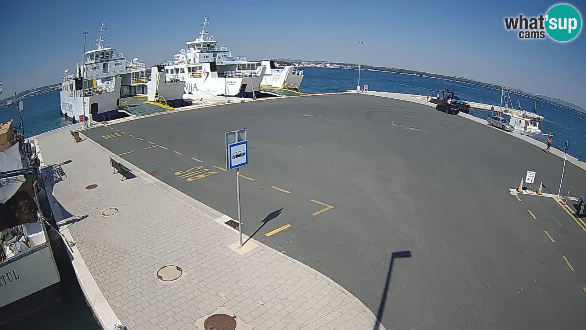Tkon Live cam – ferry – Dalmatia – Croatia
