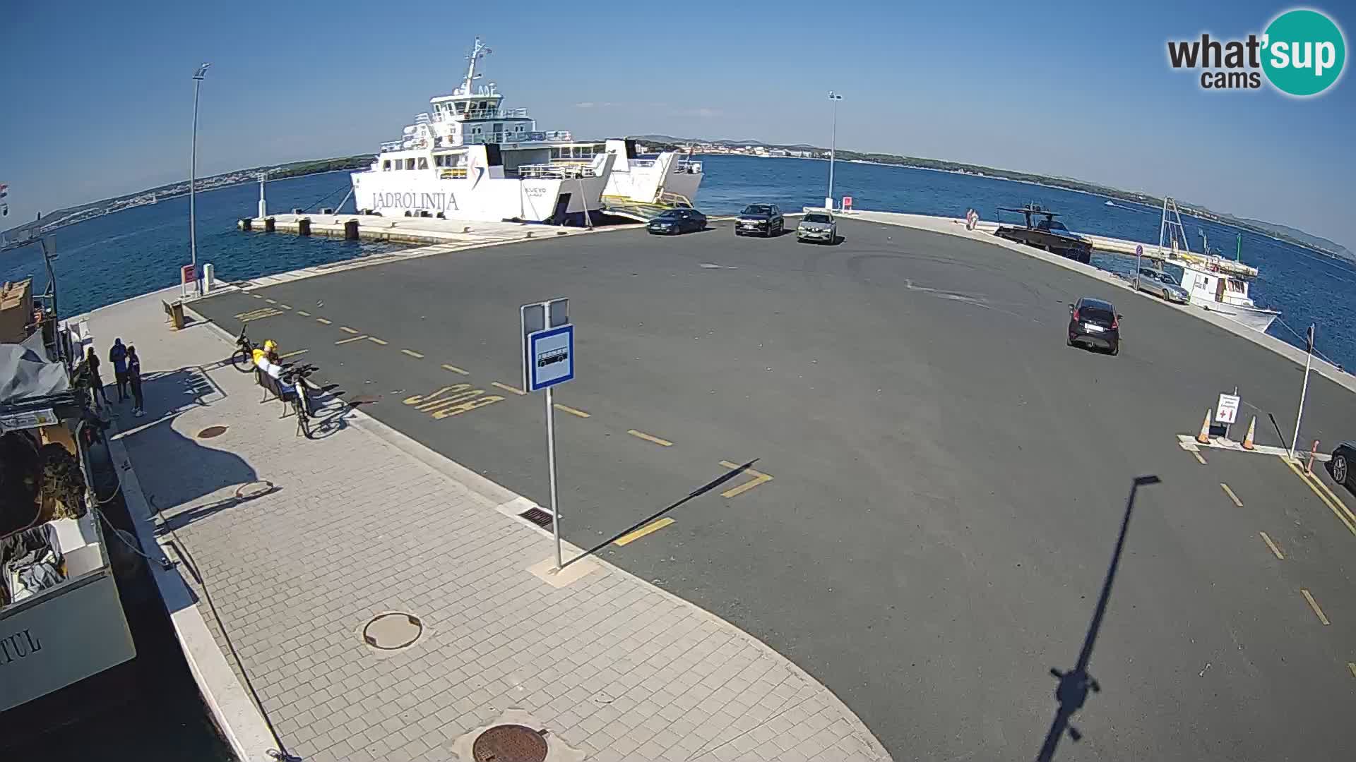 Tkon Live cam – ferry – Dalmatia – Croatia