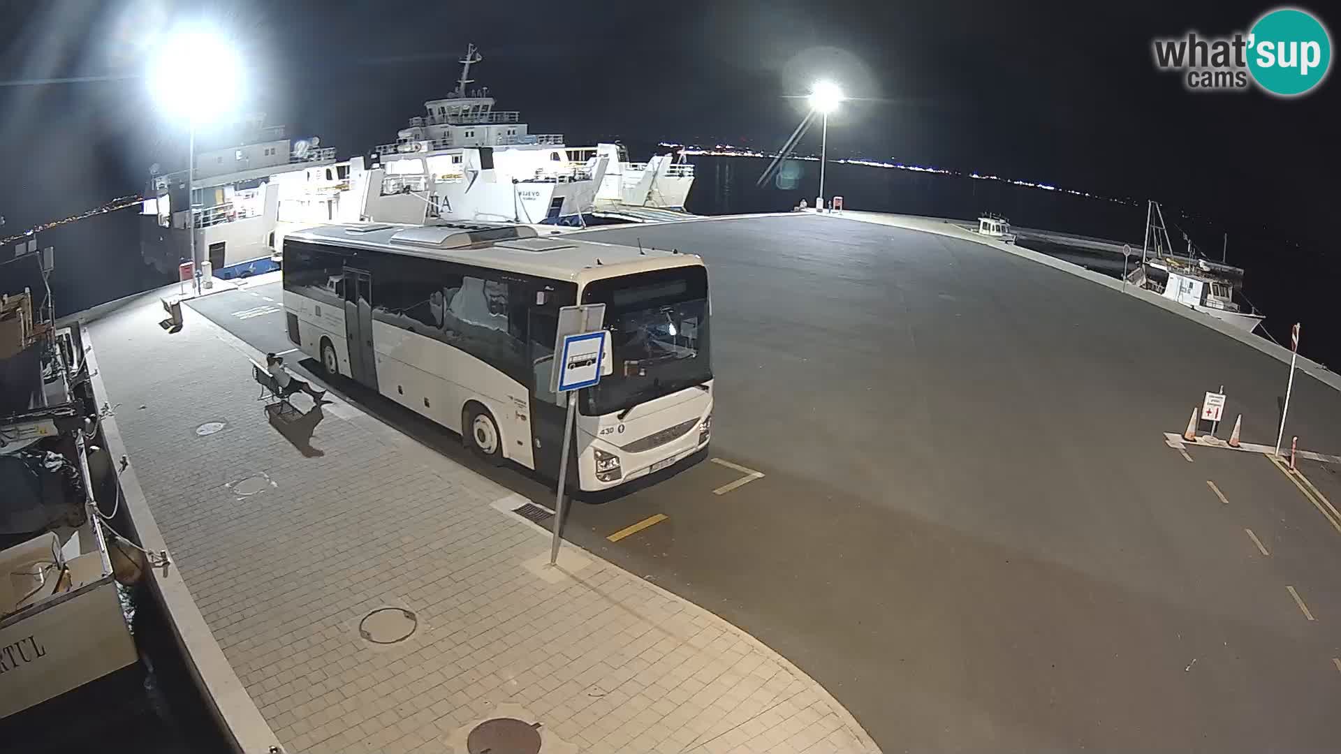 Tkon Live cam – ferry – Dalmatia – Croatia