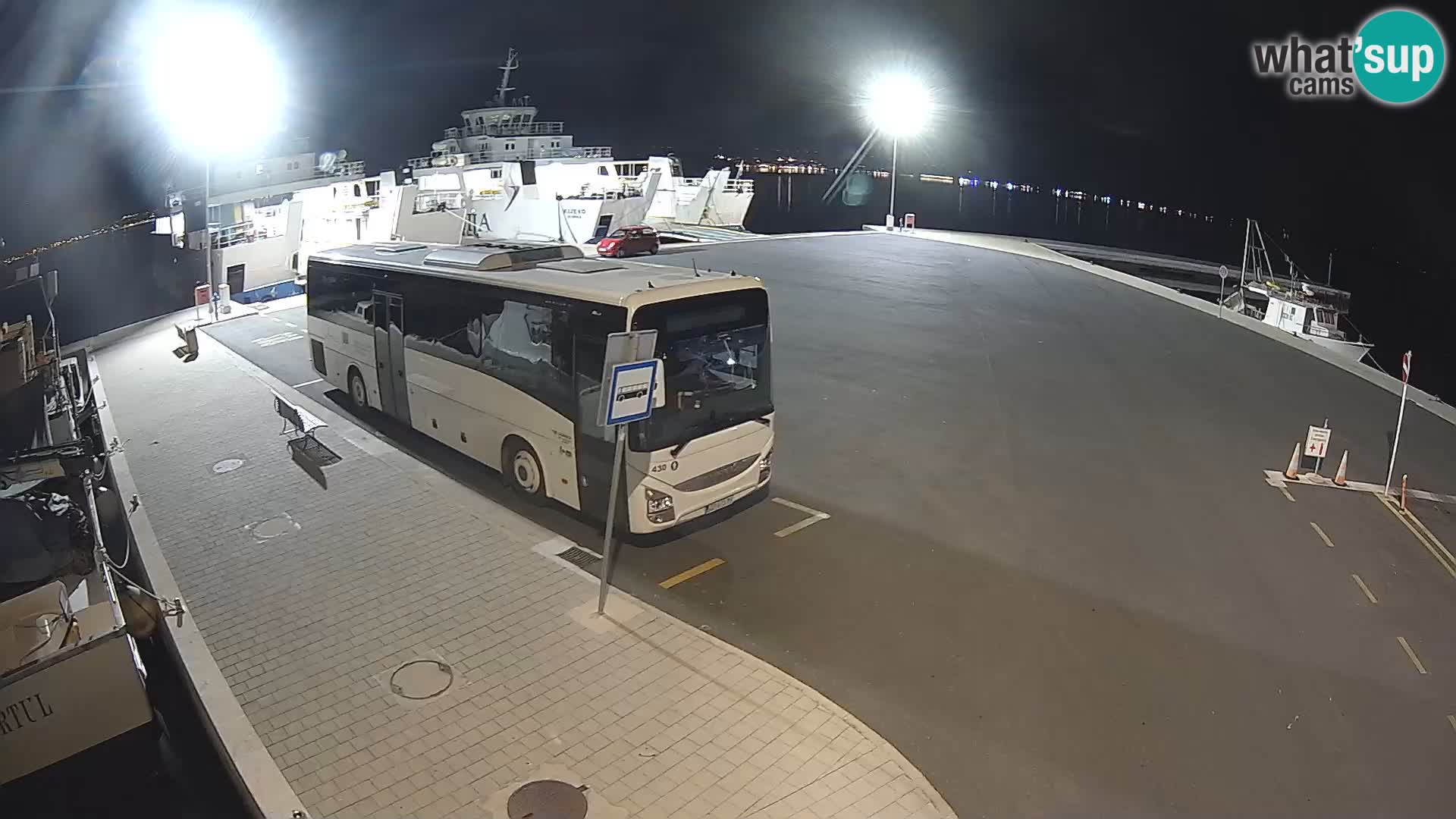 Tkon Live cam – ferry – Dalmatia – Croatia