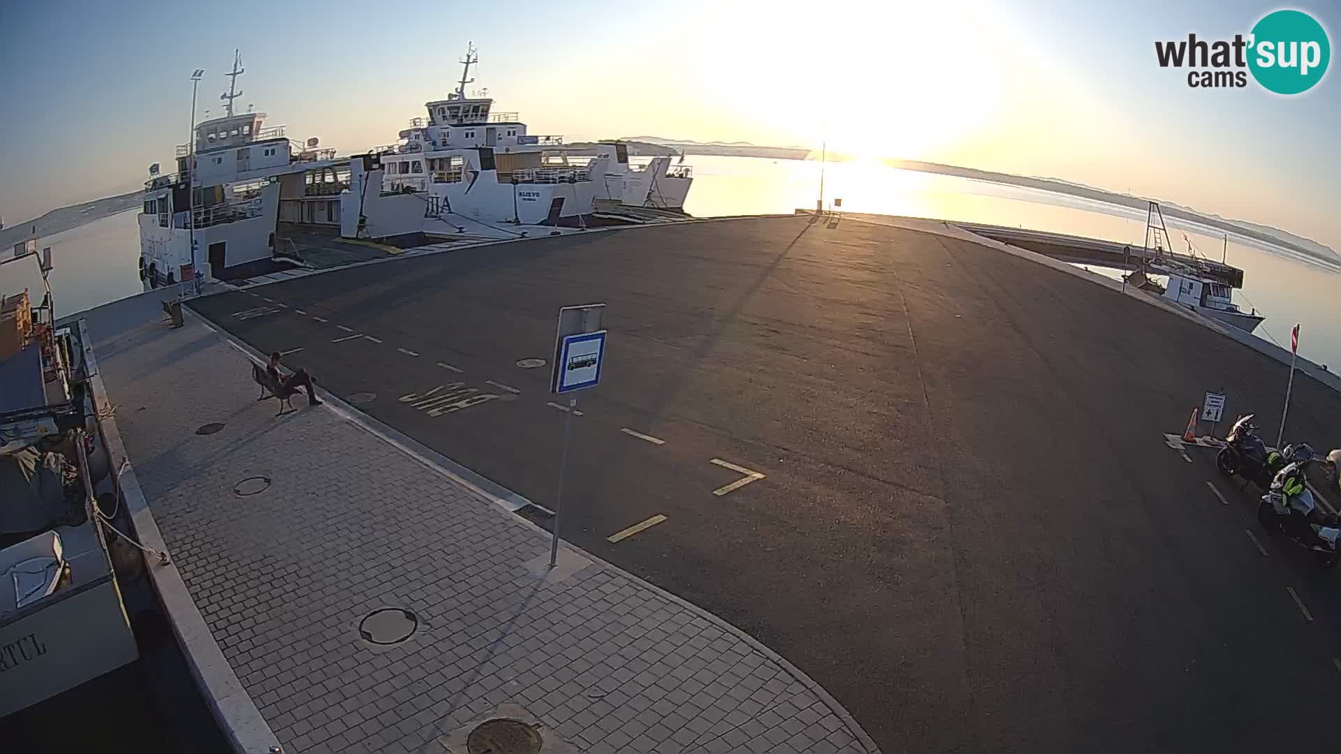 Tkon Live cam – ferry – Dalmatia – Croatia