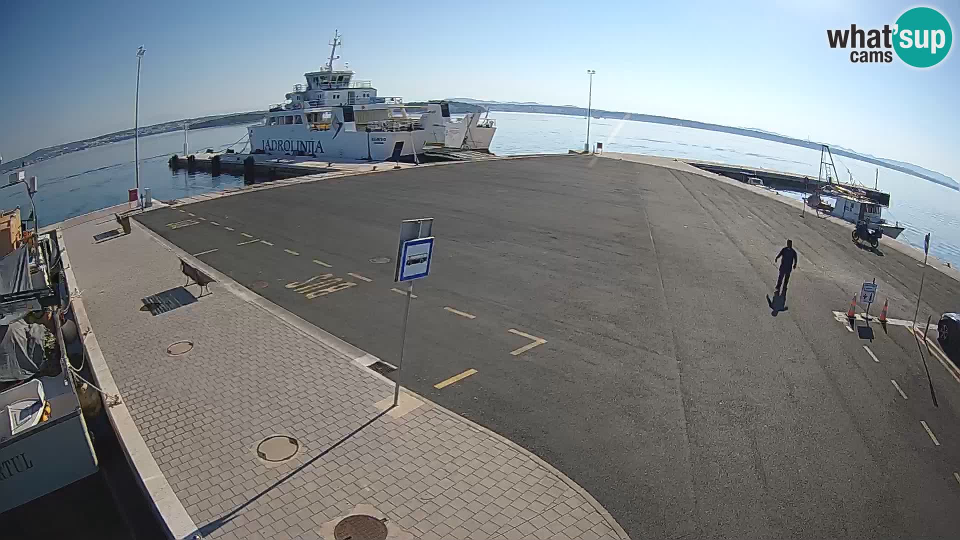 Tkon Live cam – ferry – Dalmatia – Croatia