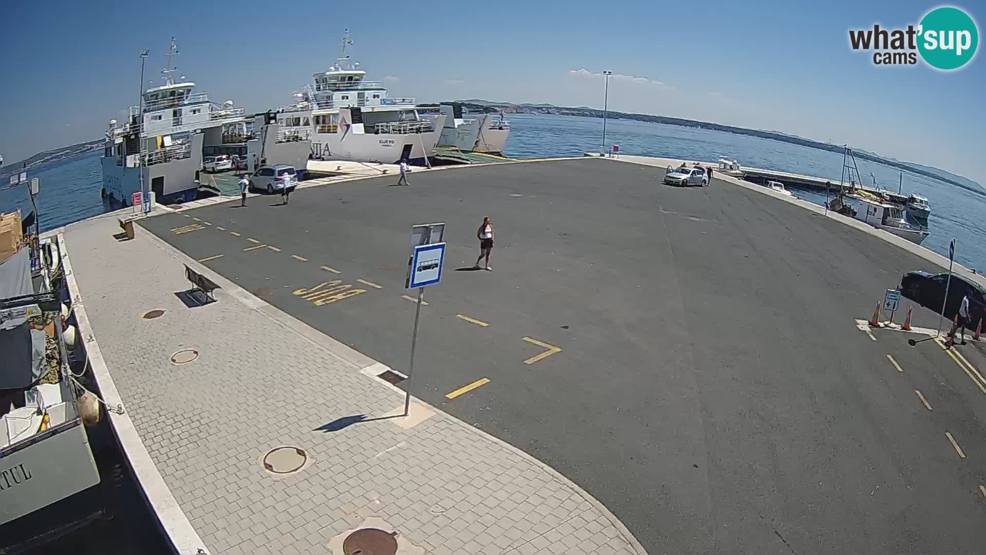 Tkon Live cam – traghetto – Dalmazia – Croazia
