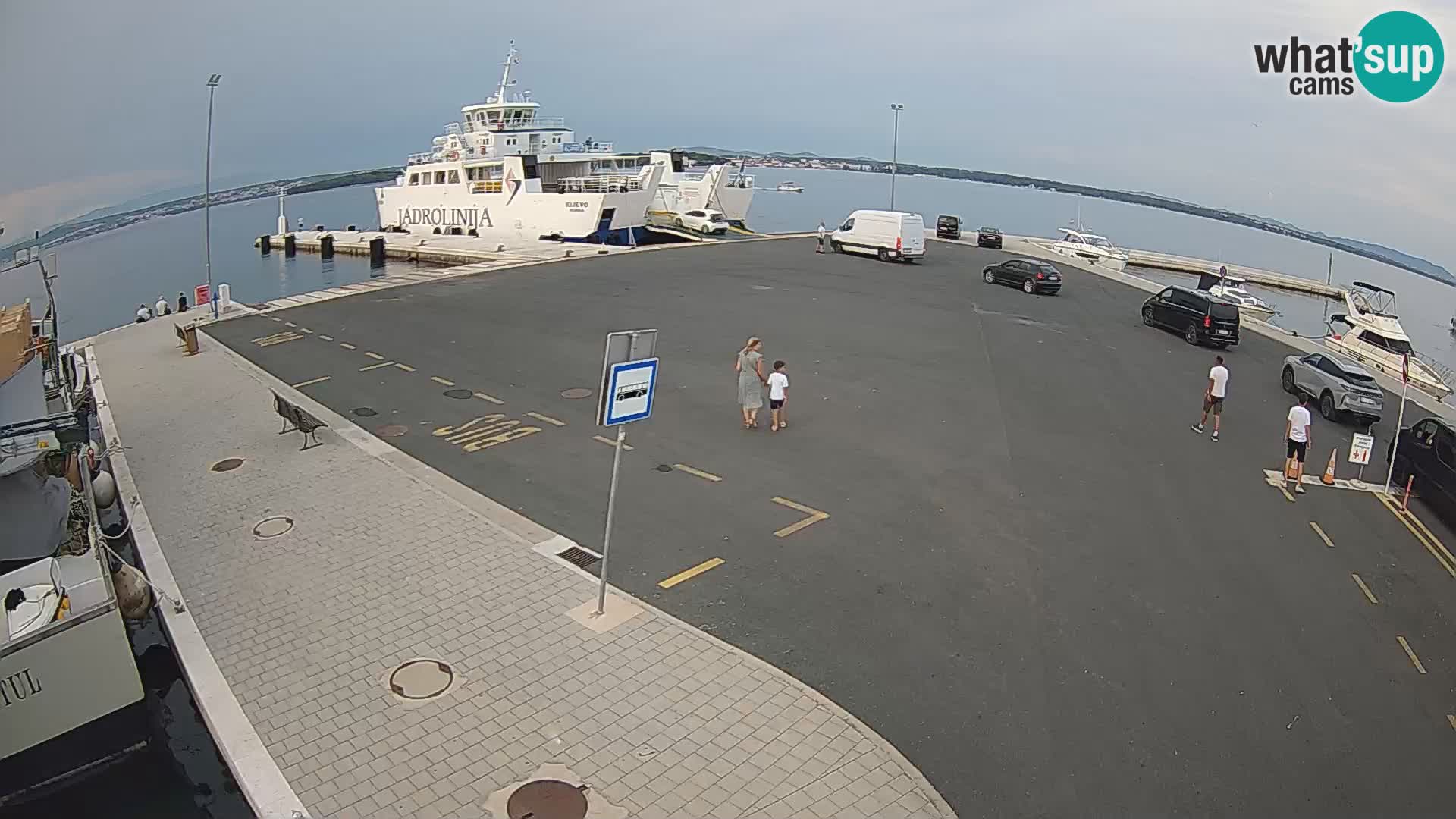 Tkon Live cam – ferry – Dalmatia – Croatia