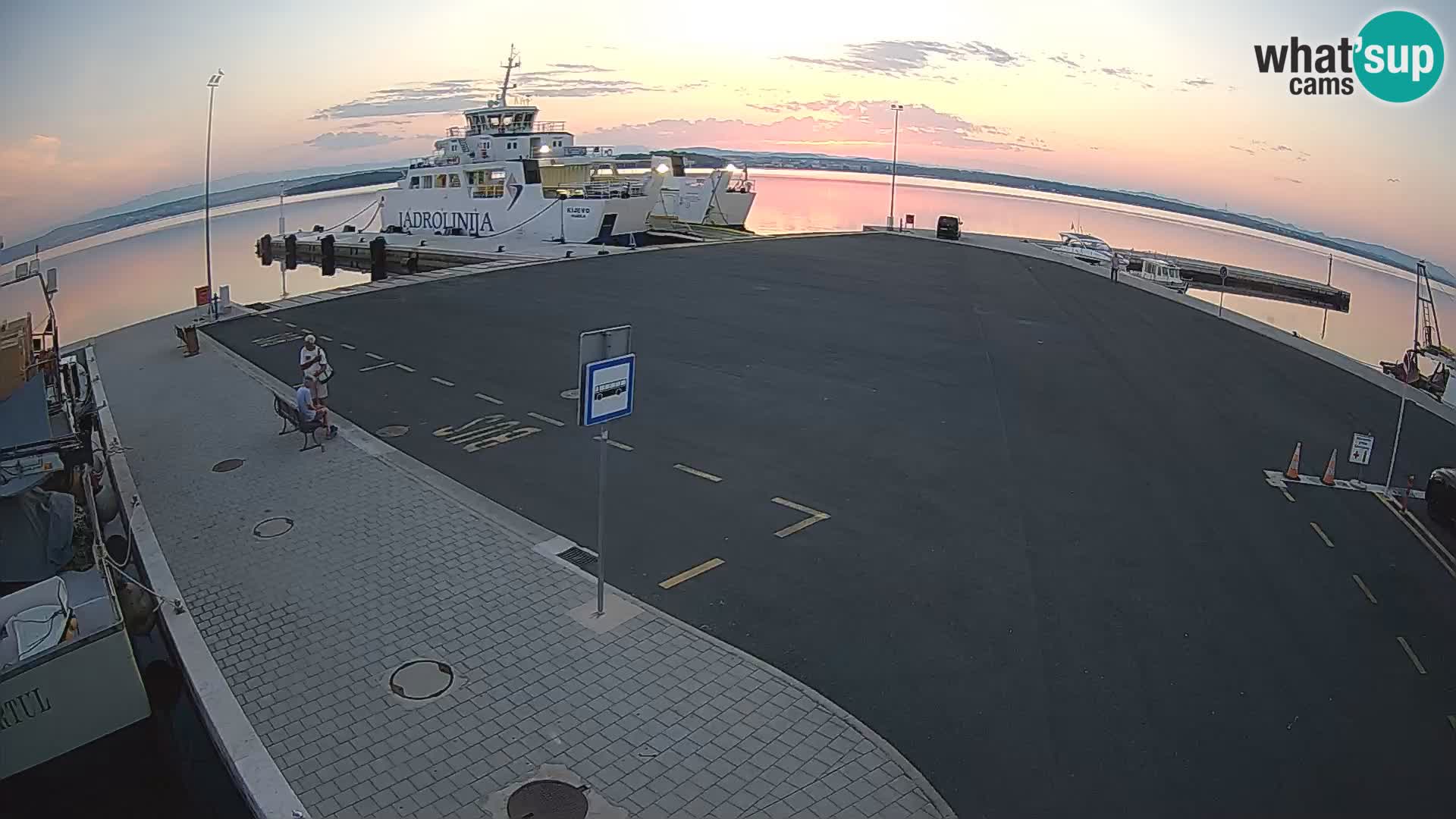 Tkon Live cam – ferry – Dalmatia – Croatia