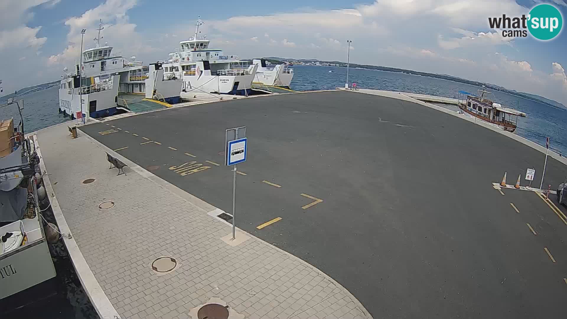 Tkon Live cam – ferry – Dalmatia – Croatia
