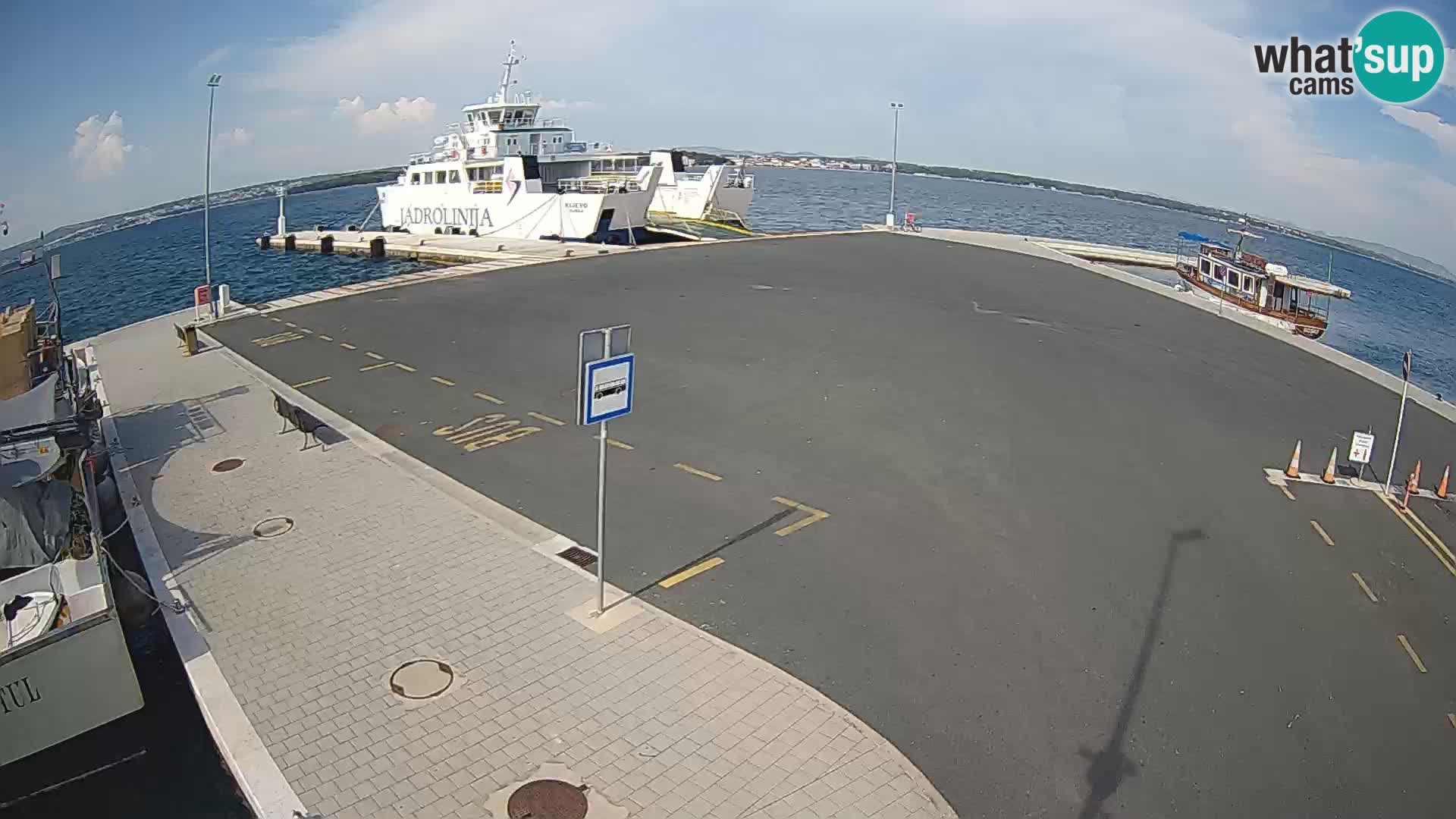 Tkon Live cam – ferry – Dalmatia – Croatia