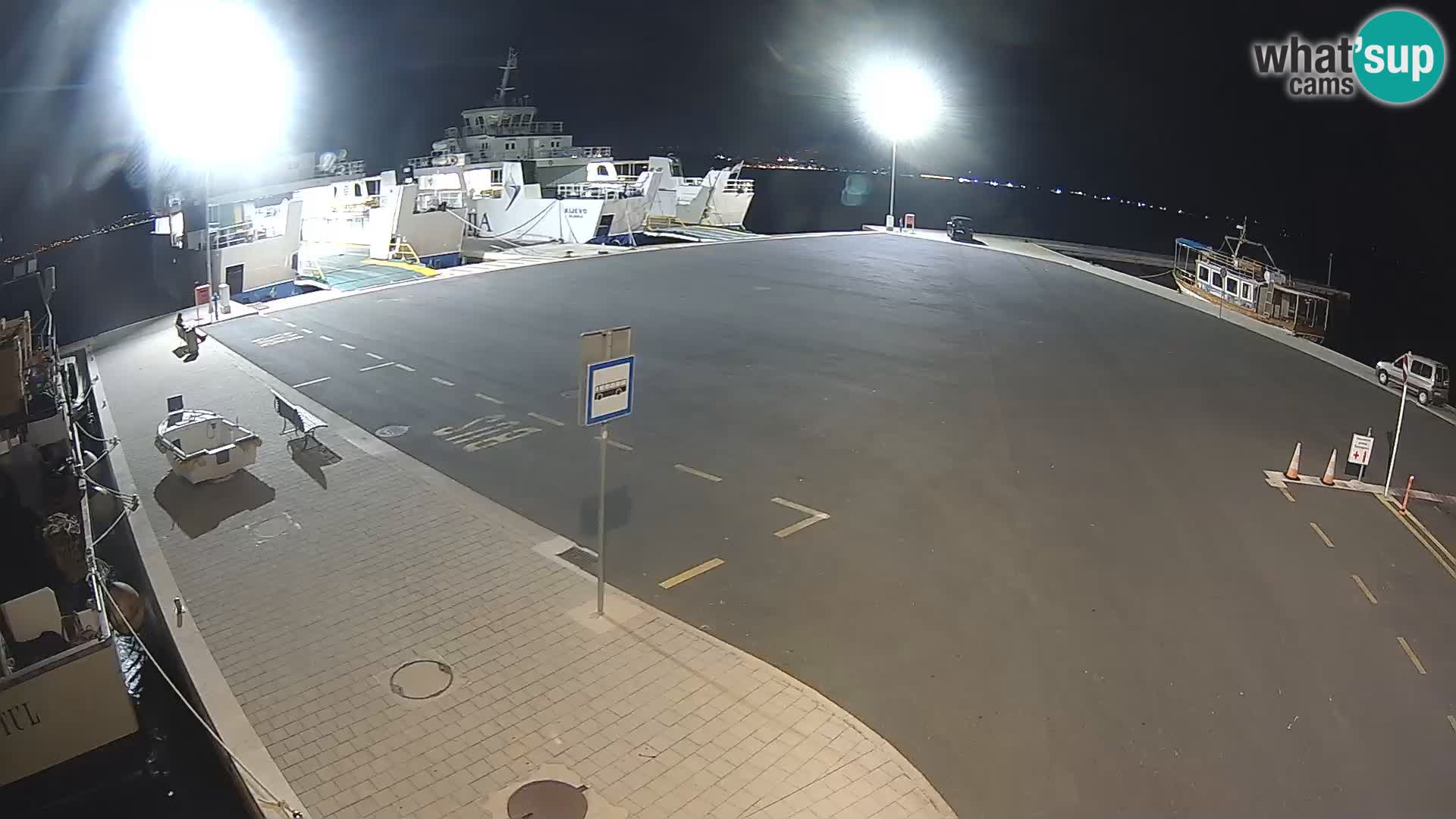 Tkon v živo – trajekt – Dalmacija – Hrvaška