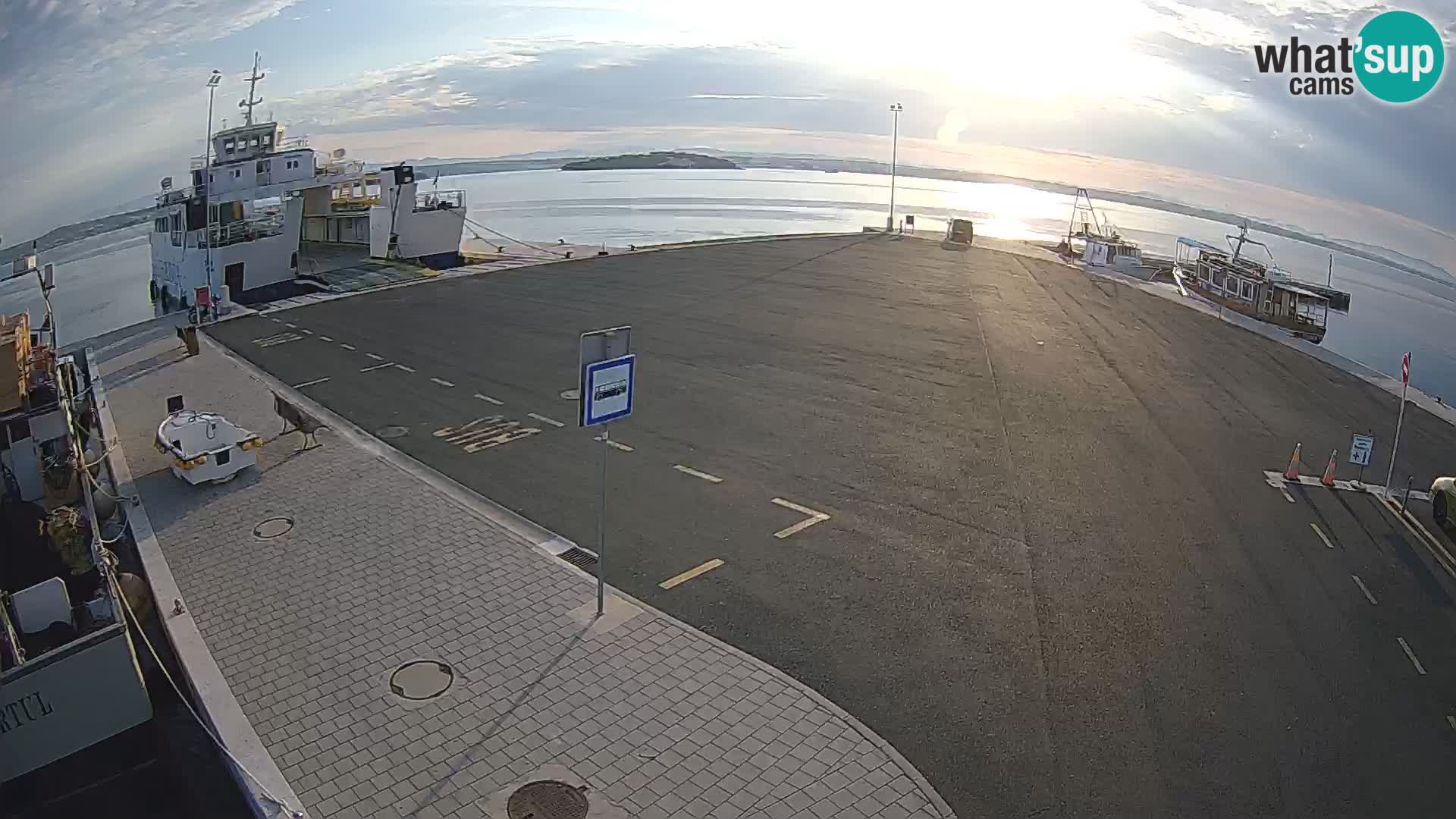 Tkon Live cam – traghetto – Dalmazia – Croazia