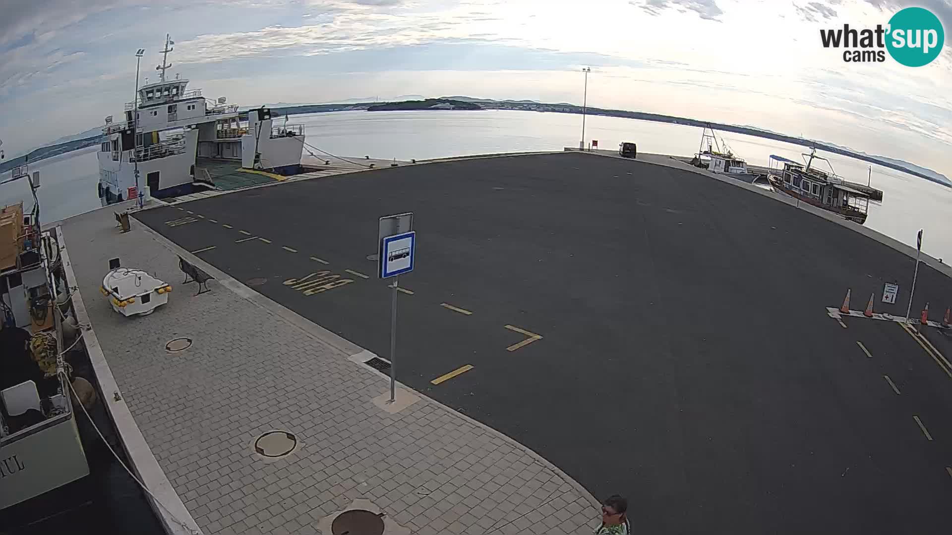 Tkon Live cam – traghetto – Dalmazia – Croazia