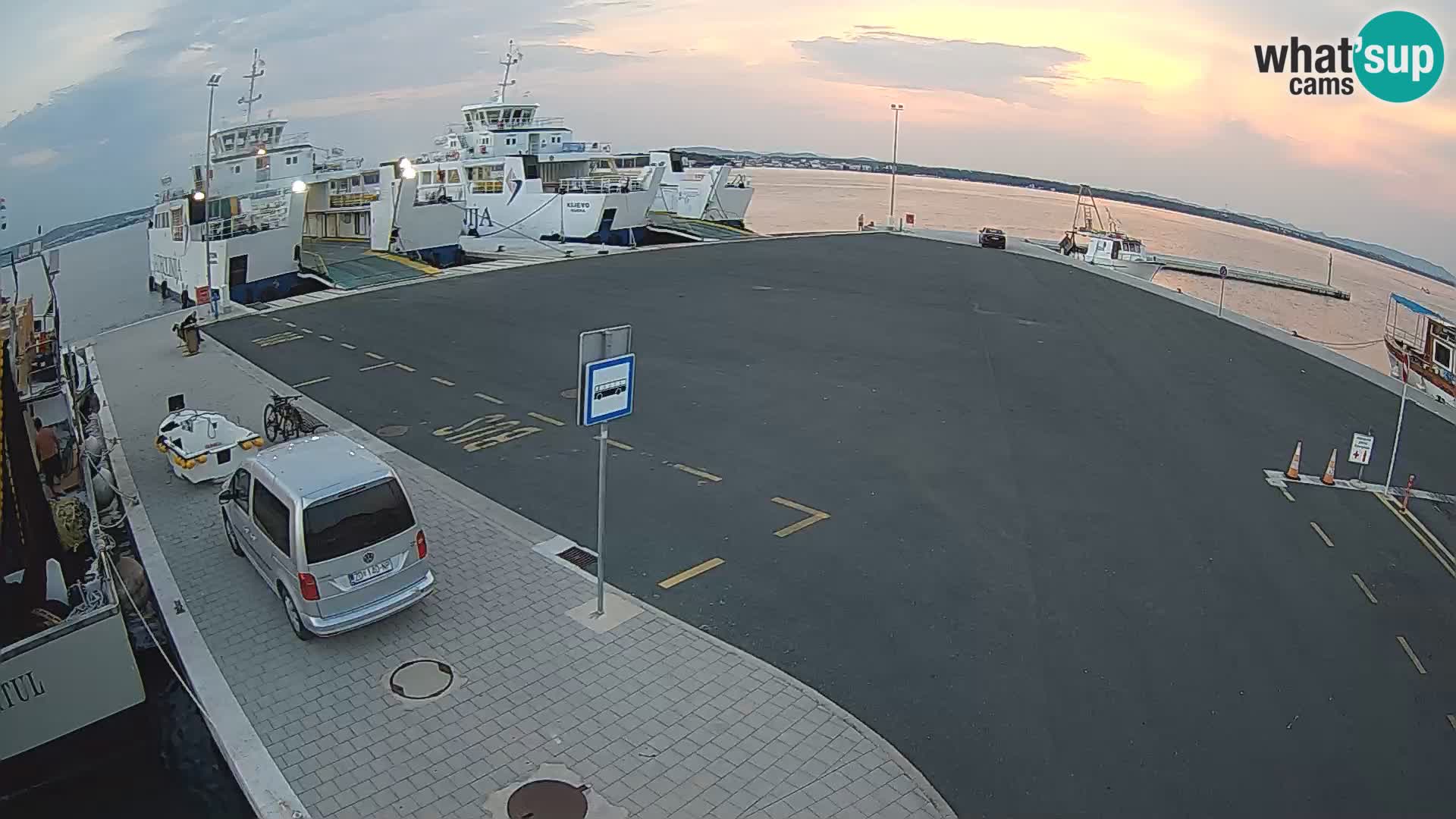 Tkon Live cam – ferry – Dalmatia – Croatia