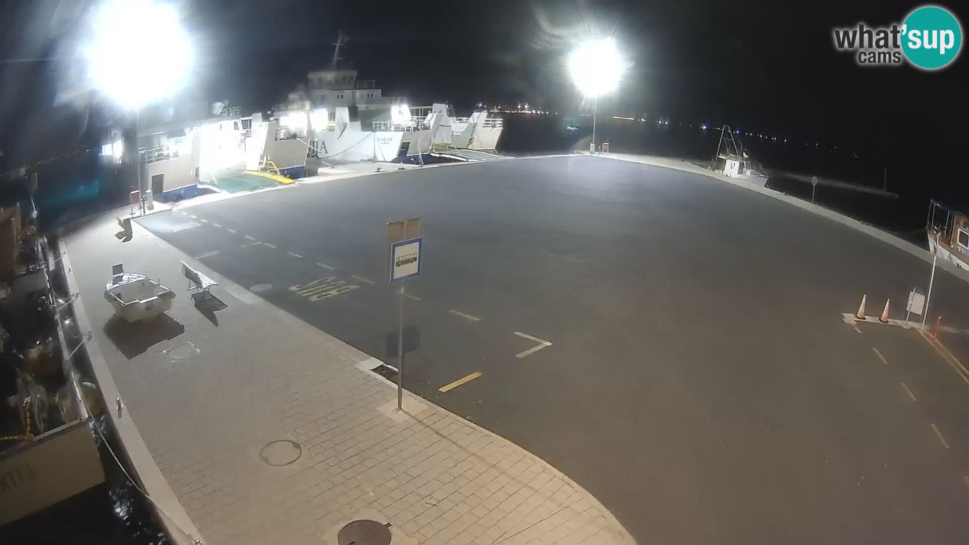 Tkon Live cam – ferry – Dalmatie – Croatie
