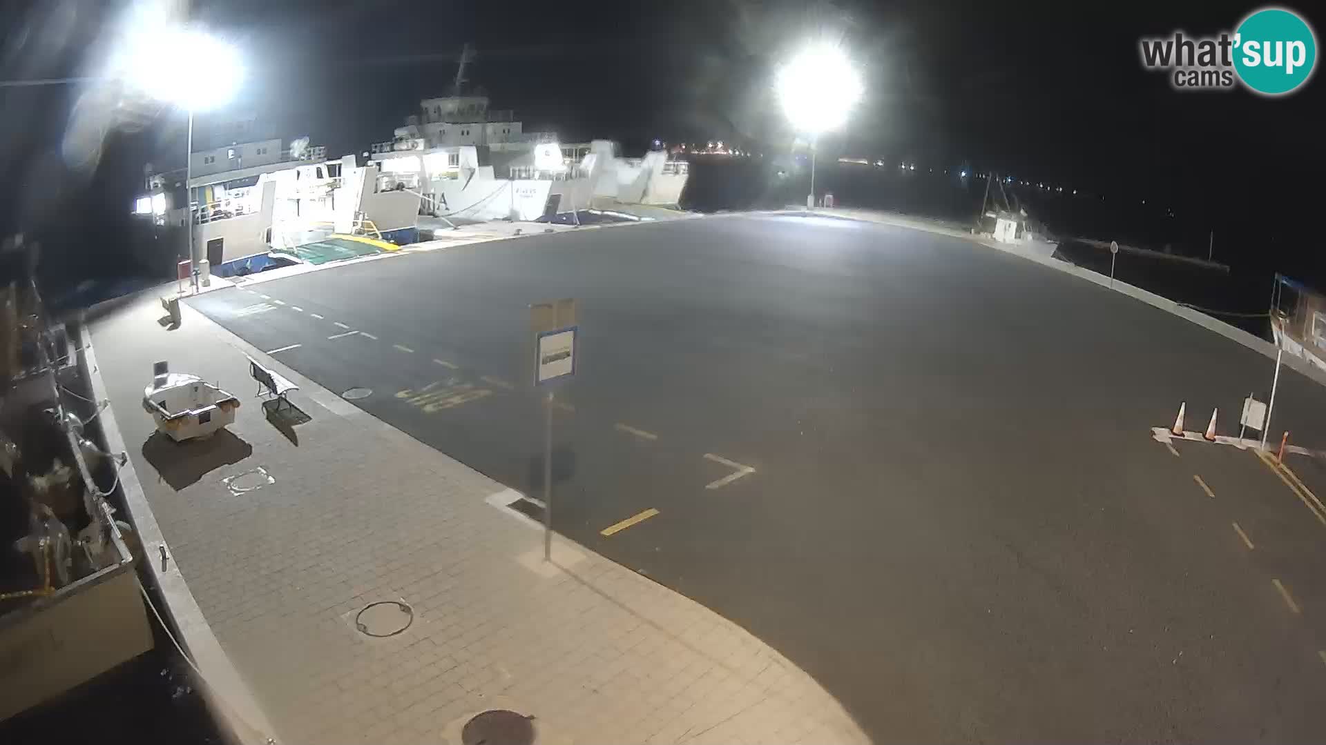 Tkon Live cam – ferry – Dalmatie – Croatie