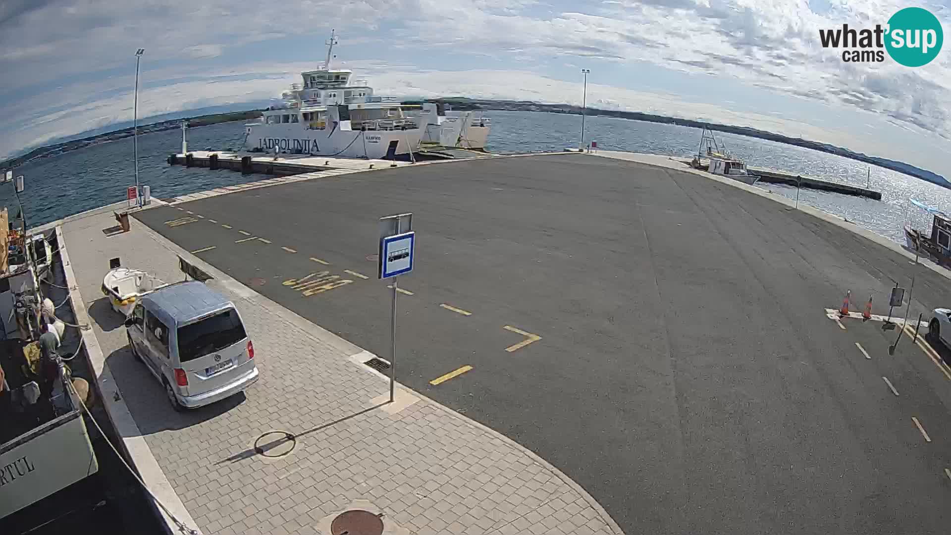 Tkon Live cam – ferry – Dalmatia – Croatia