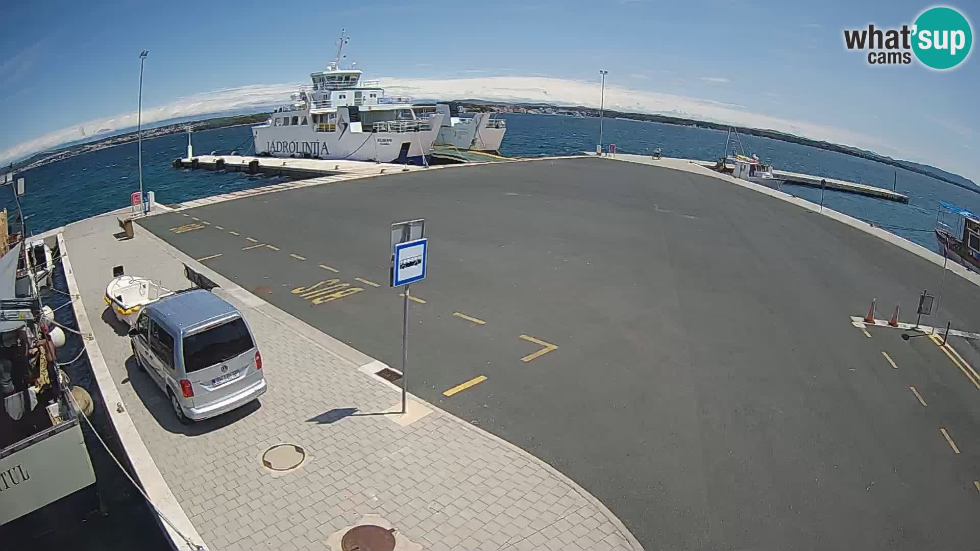 Tkon Live cam – ferry – Dalmatia – Croatia