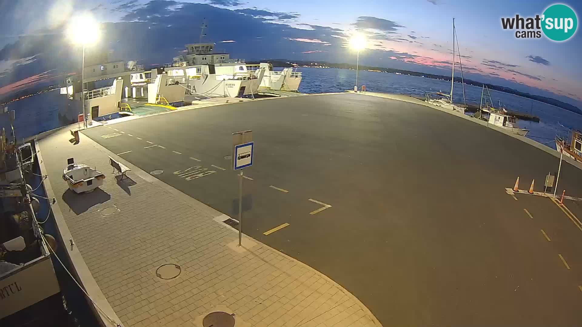 Tkon Live cam – ferry – Dalmatia – Croatia