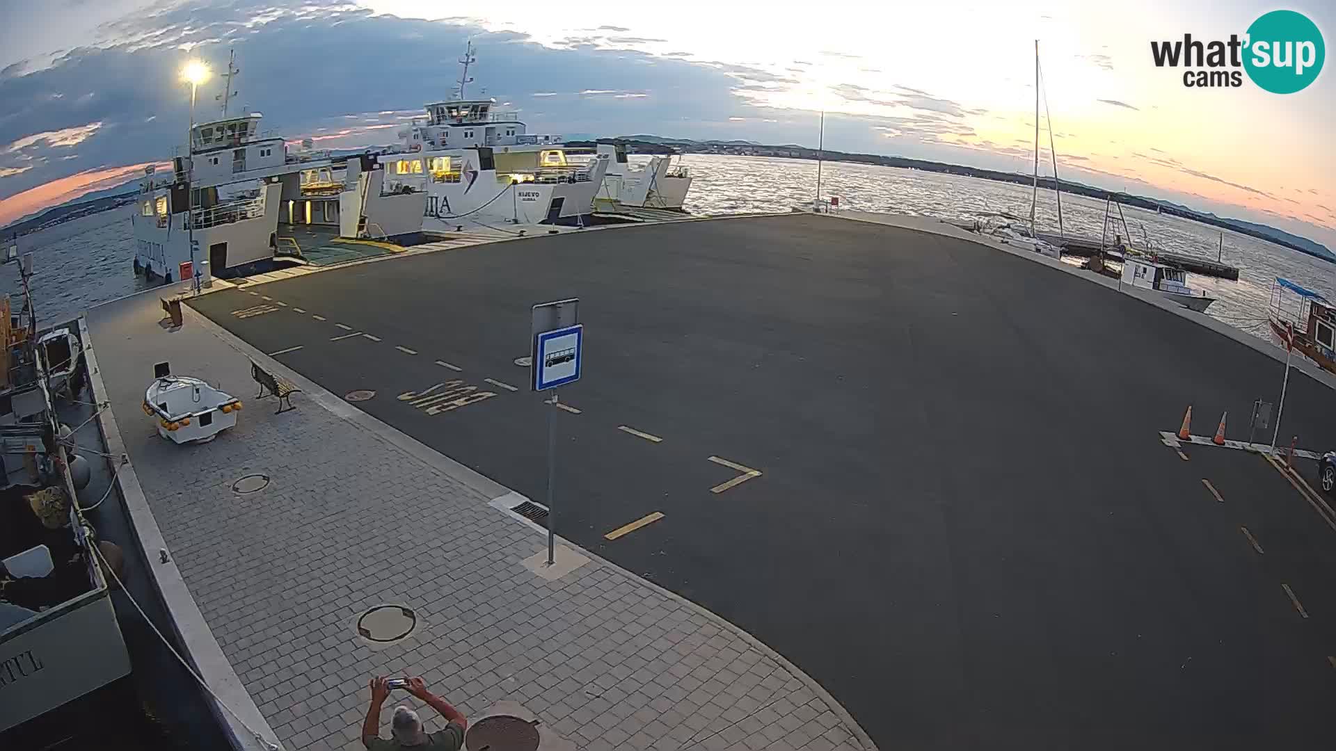 Tkon Live cam – ferry – Dalmatia – Croatia