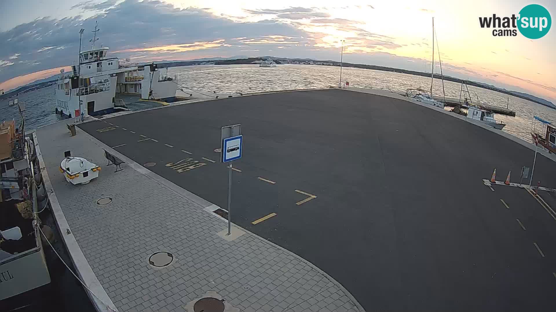 Tkon Live cam – ferry – Dalmatia – Croatia