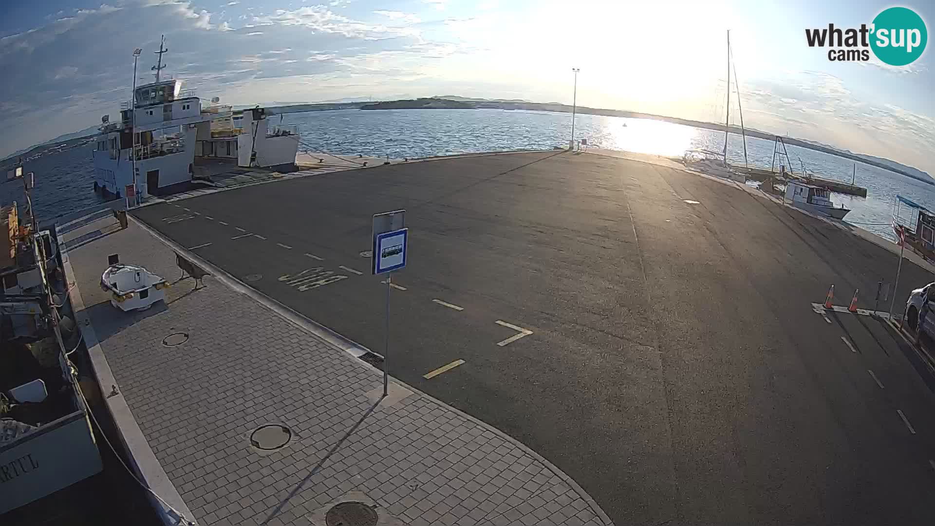 Tkon Live cam – ferry – Dalmatia – Croatia
